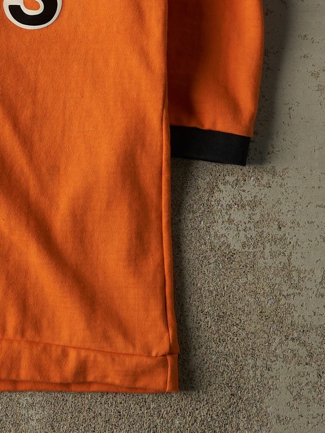 Vintage 90s Orange Rugby Balmain Tigers 3/4 Sleeve Tee (L)
