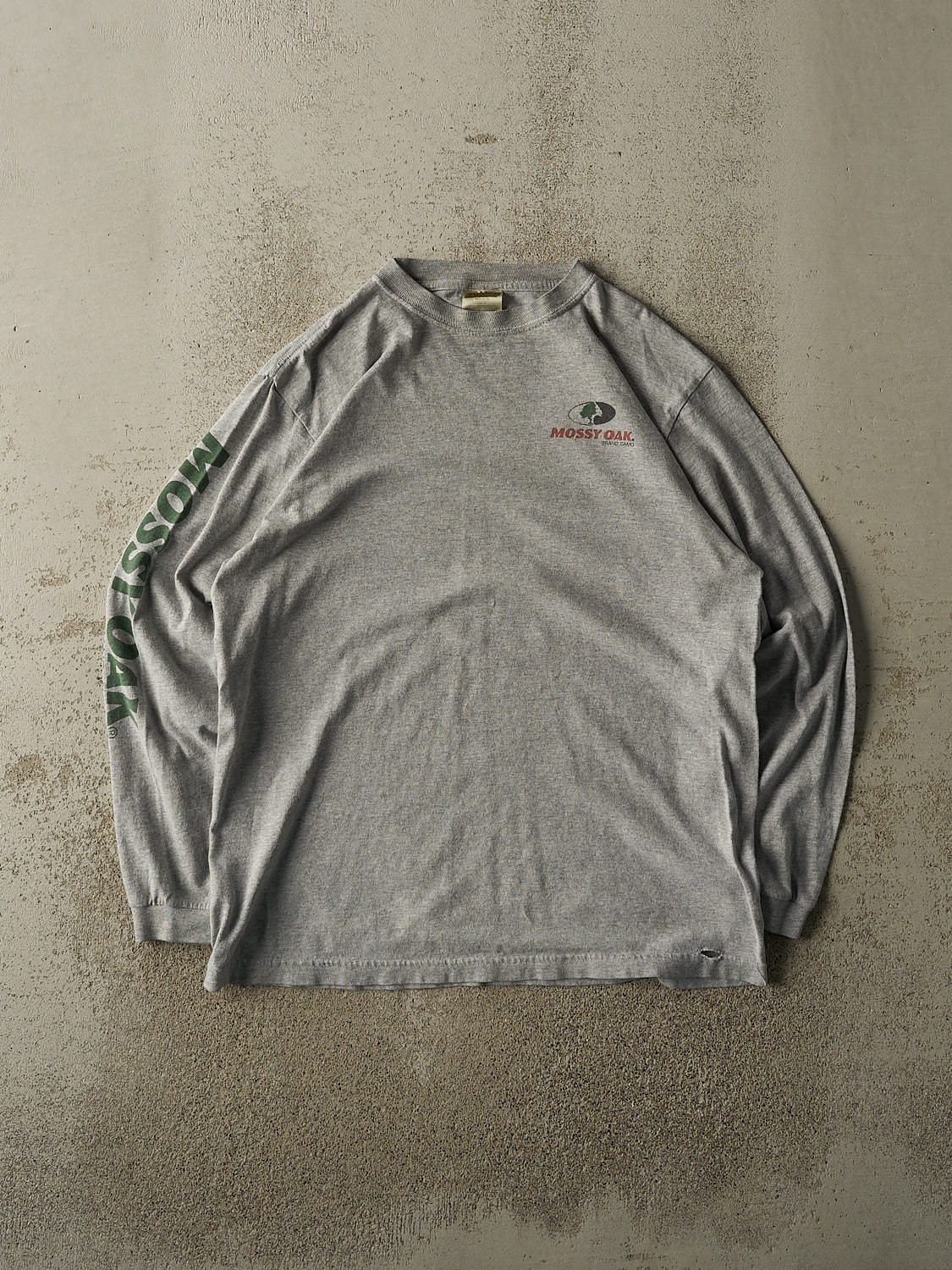 Vintage 90s Grey Mossy Oak Long Sleeve (L)