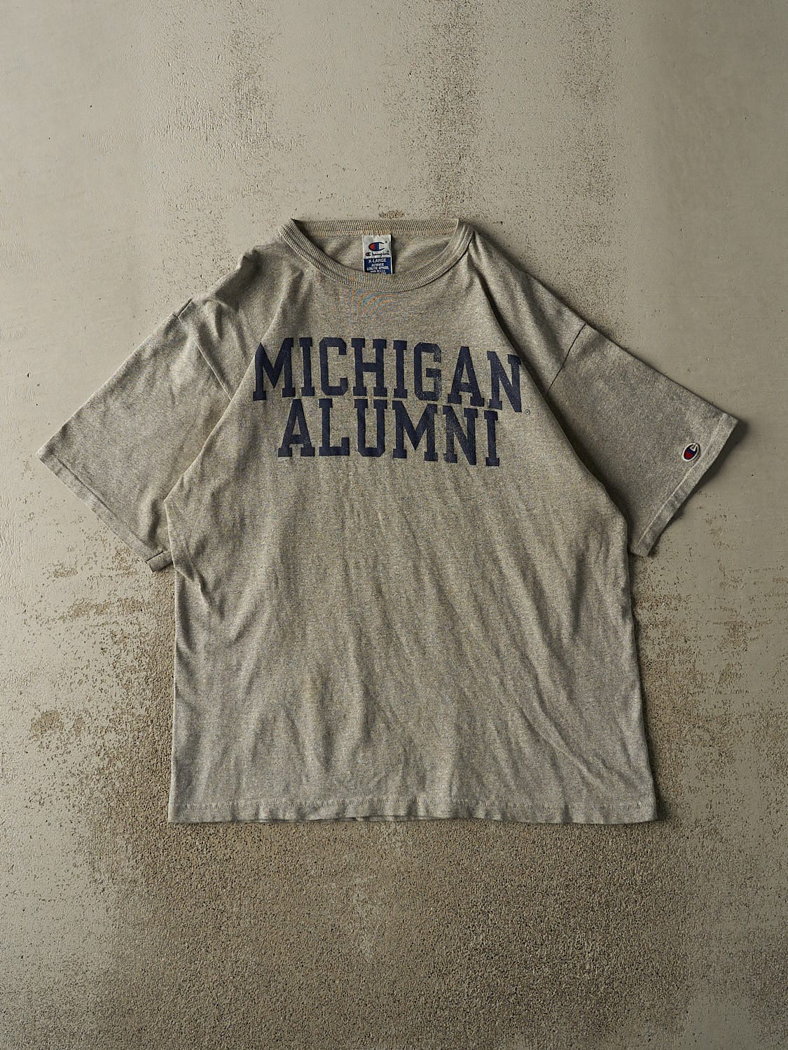 Vintage 90s Grey University of Michigan Alumni Tee (L/XL)