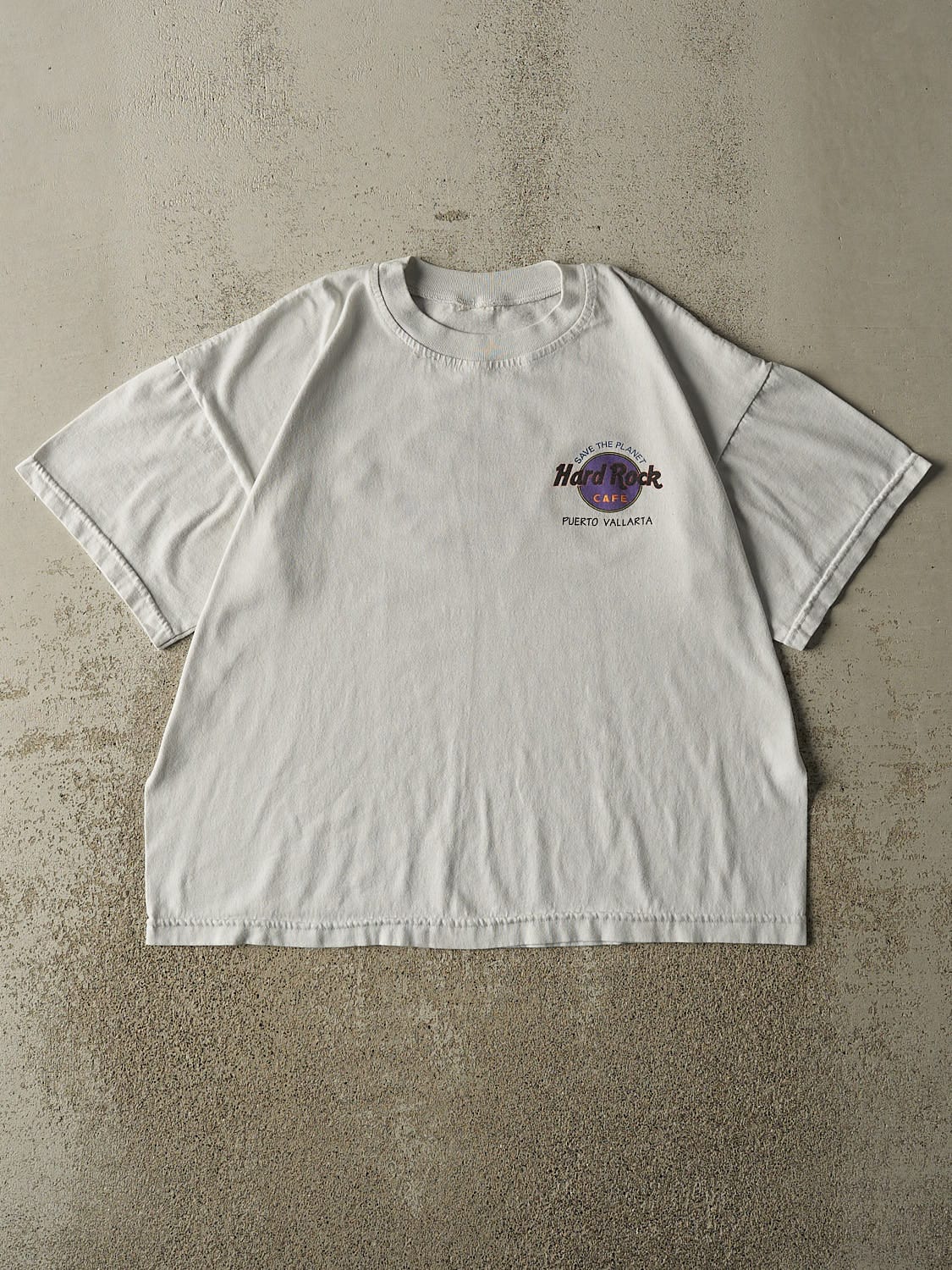 Vintage 90s Grey Hard Rock Cafe Puerto Vallarta Tee (M/L)