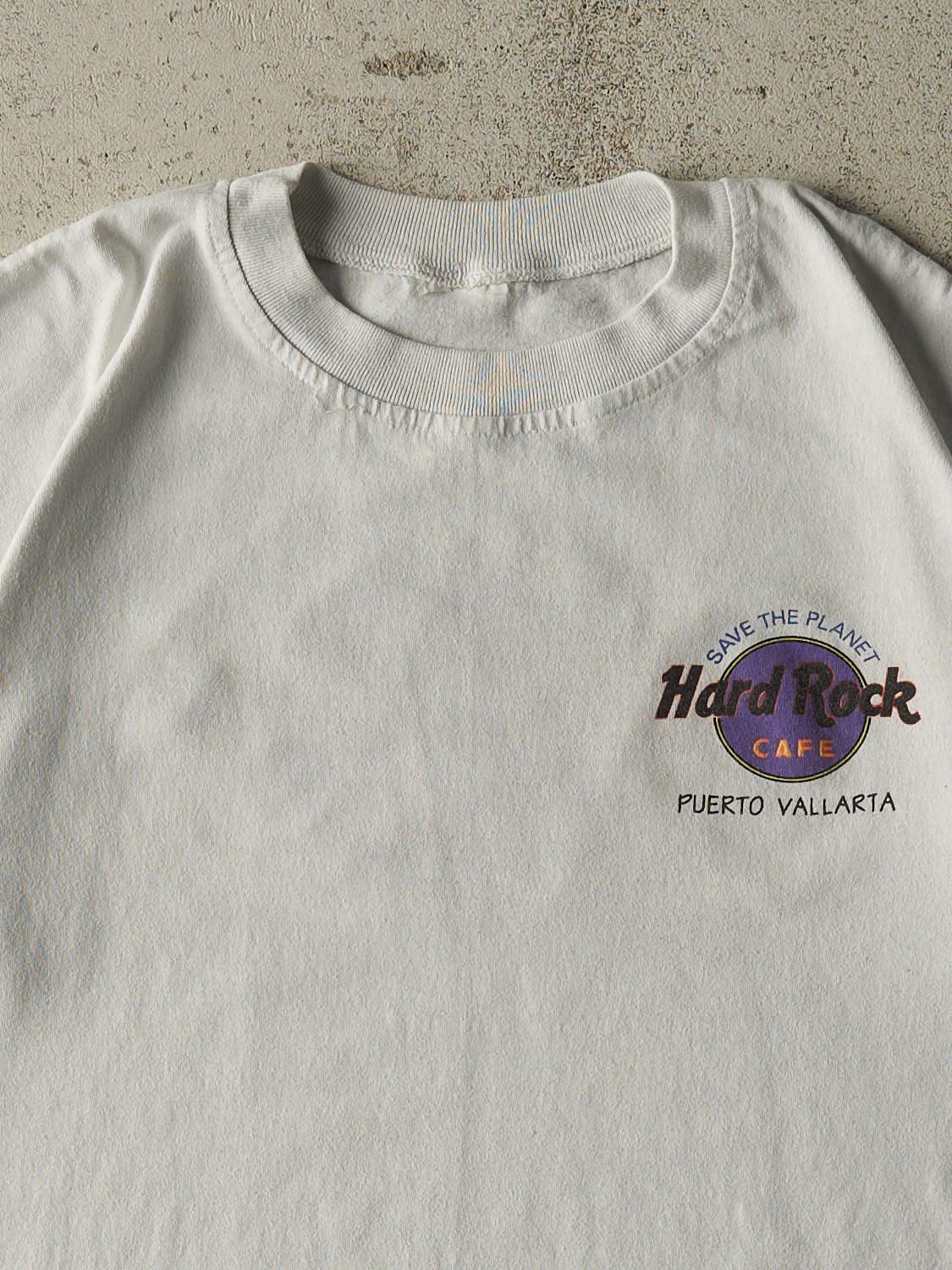 Vintage 90s Grey Hard Rock Cafe Puerto Vallarta Tee (M/L)