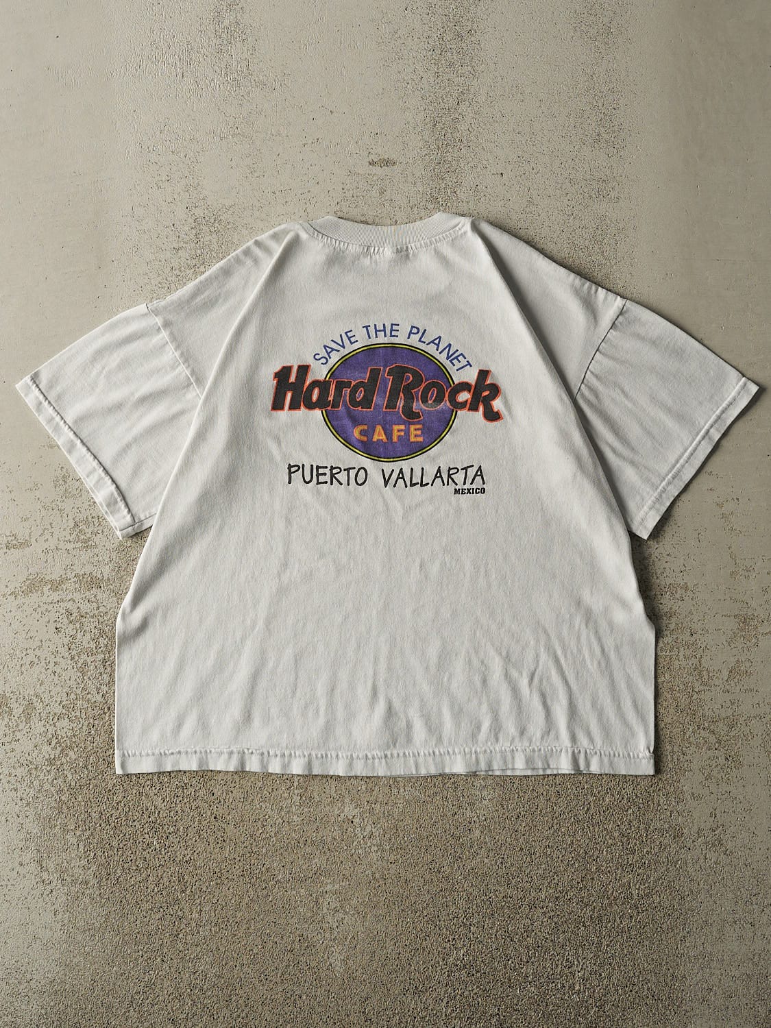Vintage 90s Grey Hard Rock Cafe Puerto Vallarta Tee (M/L)