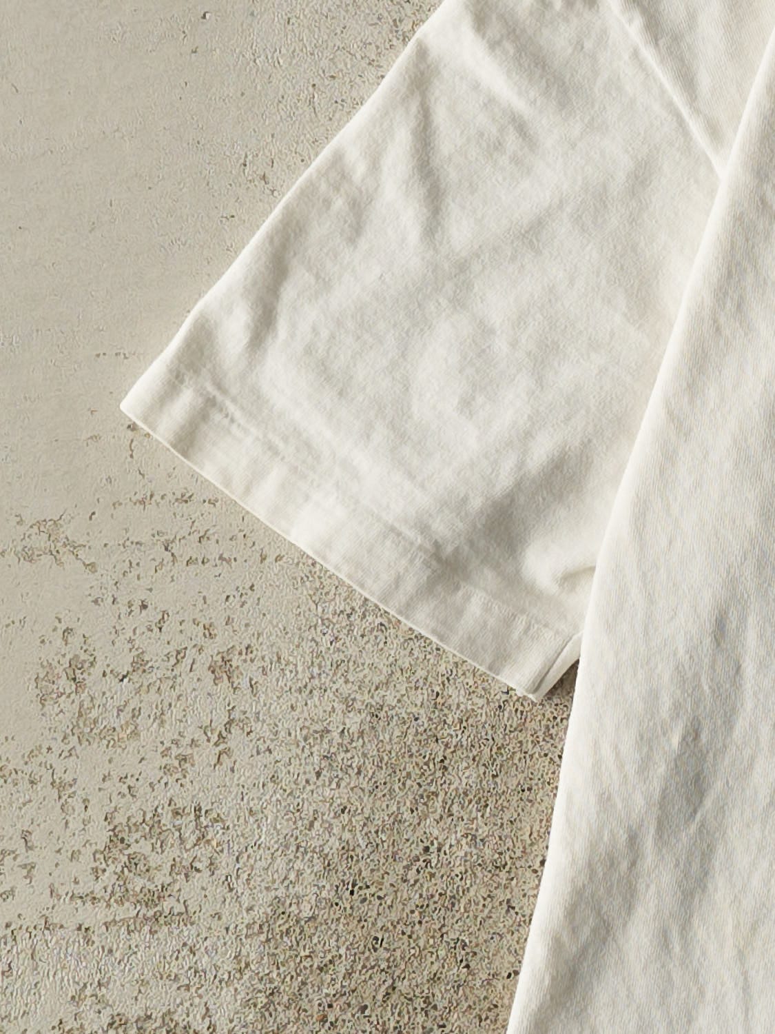 Vintage 90s White Looking Up Single Stitch Tee (L)
