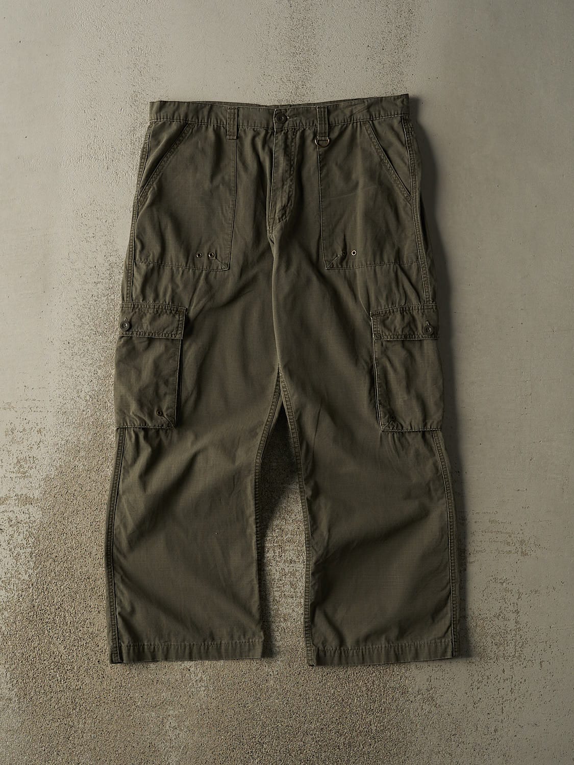 Vintage 90s Green Cargo Pants (34x28.5)