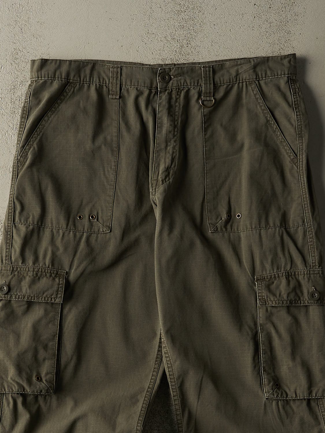 Vintage 90s Green Cargo Pants (34x28.5)