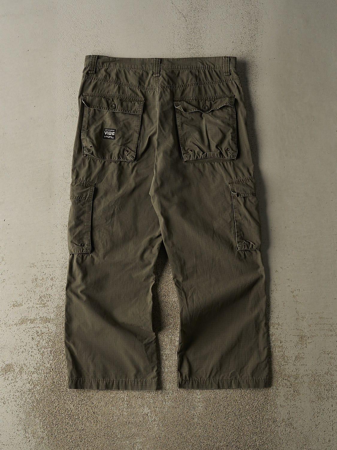 Vintage 90s Green Cargo Pants (34x28.5)