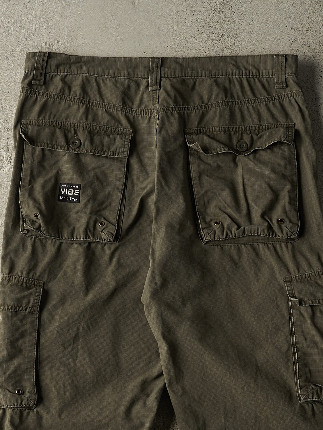 Vintage 90s Green Cargo Pants (34x28.5)