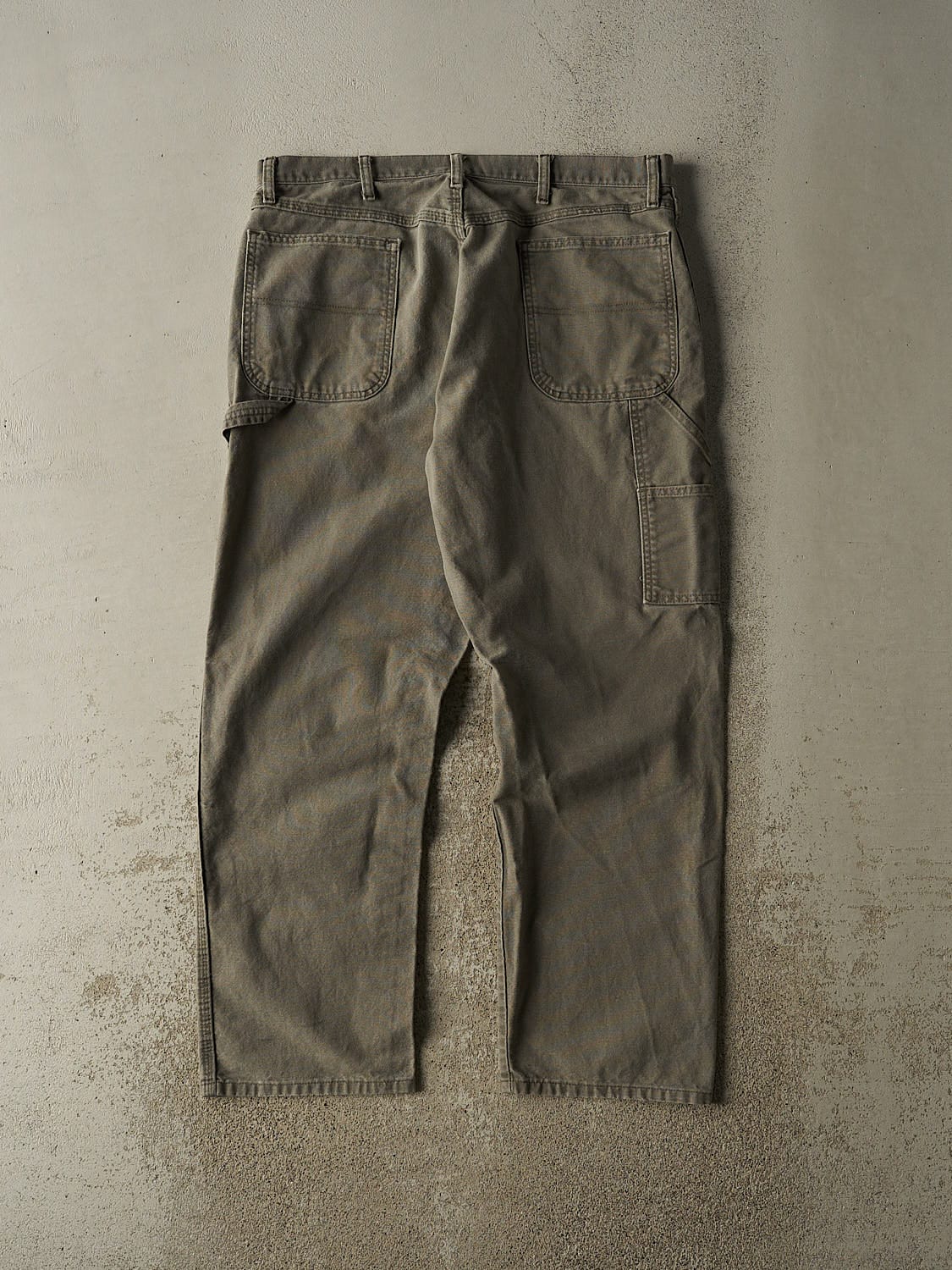 Vintage 90s Green Rustler Carpenter Work Pants (37x30.5)