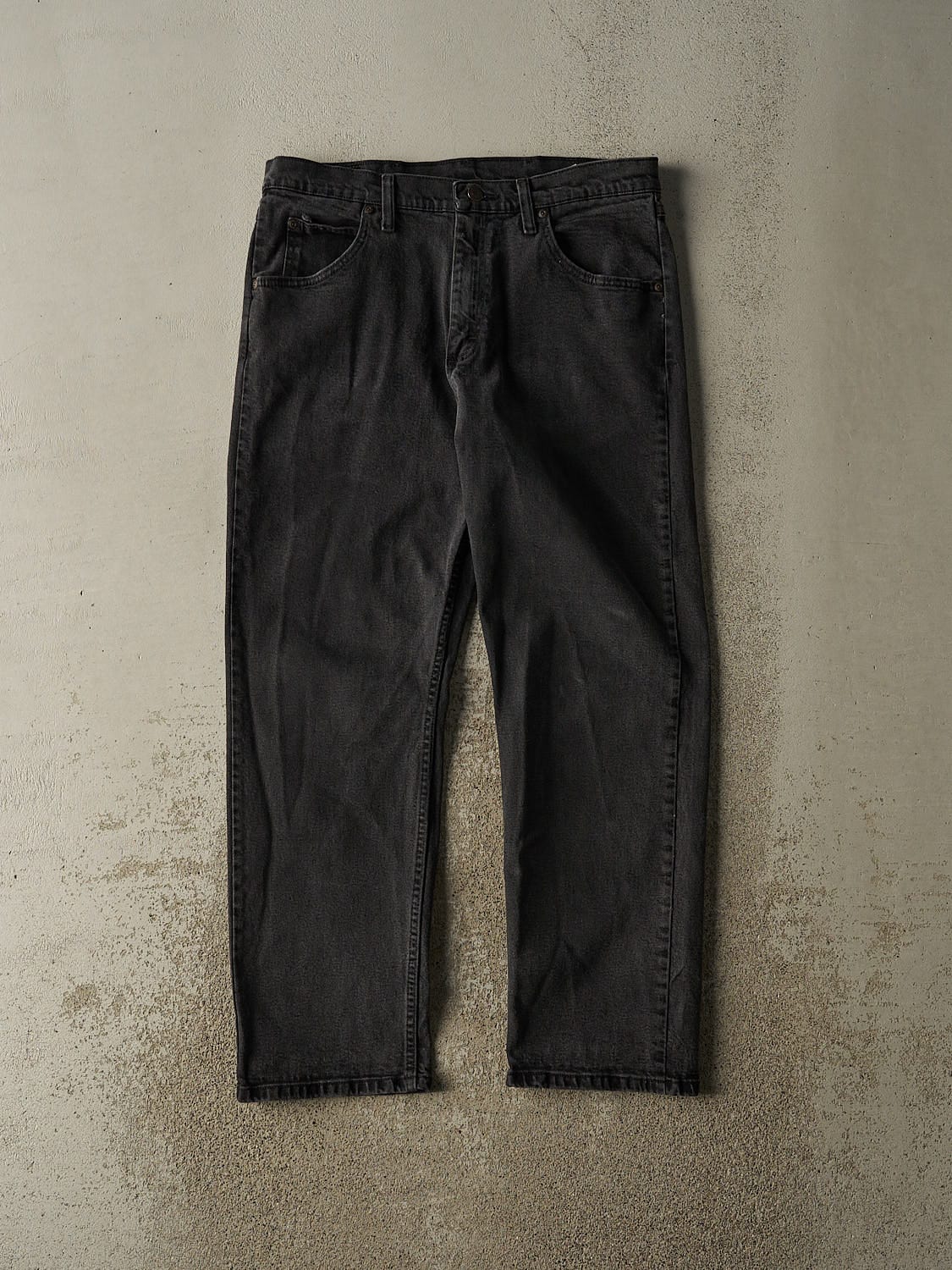 Vintage 90s Faded Black Wrangler Denim Pants (33x29)