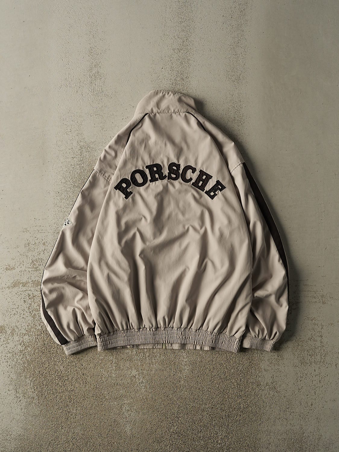 Vintage 90s Grey Porsche Racing Jacket (M/L)