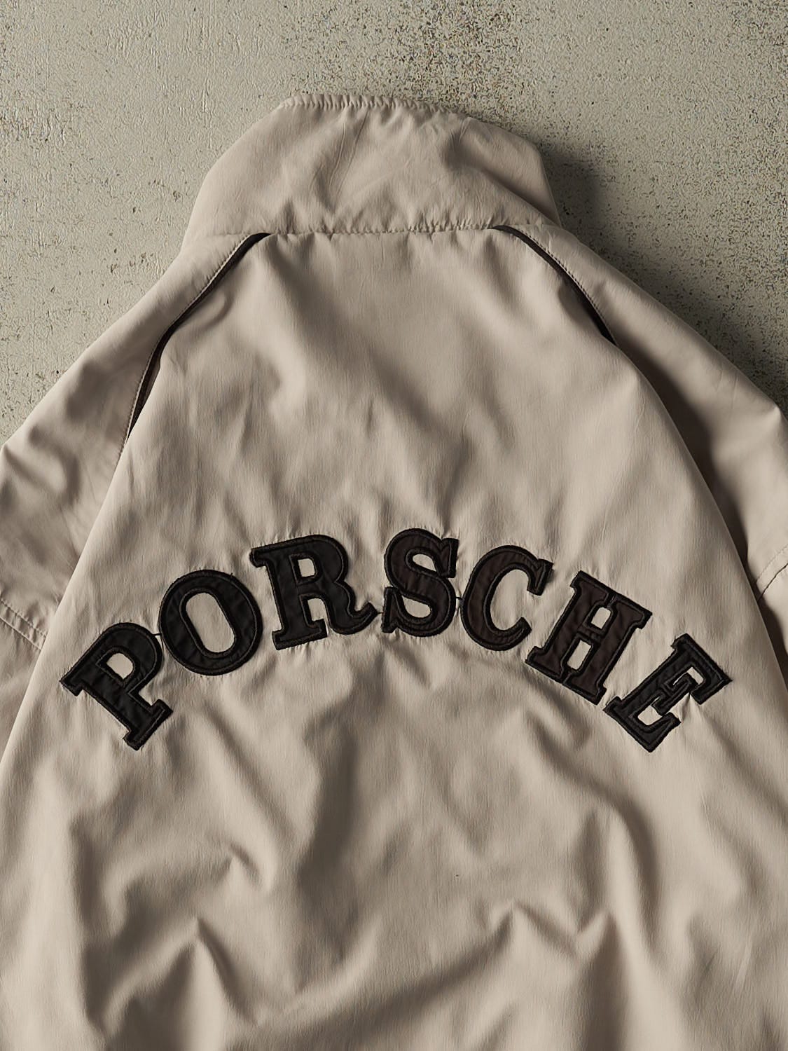 Vintage 90s Grey Porsche Racing Jacket (M/L)