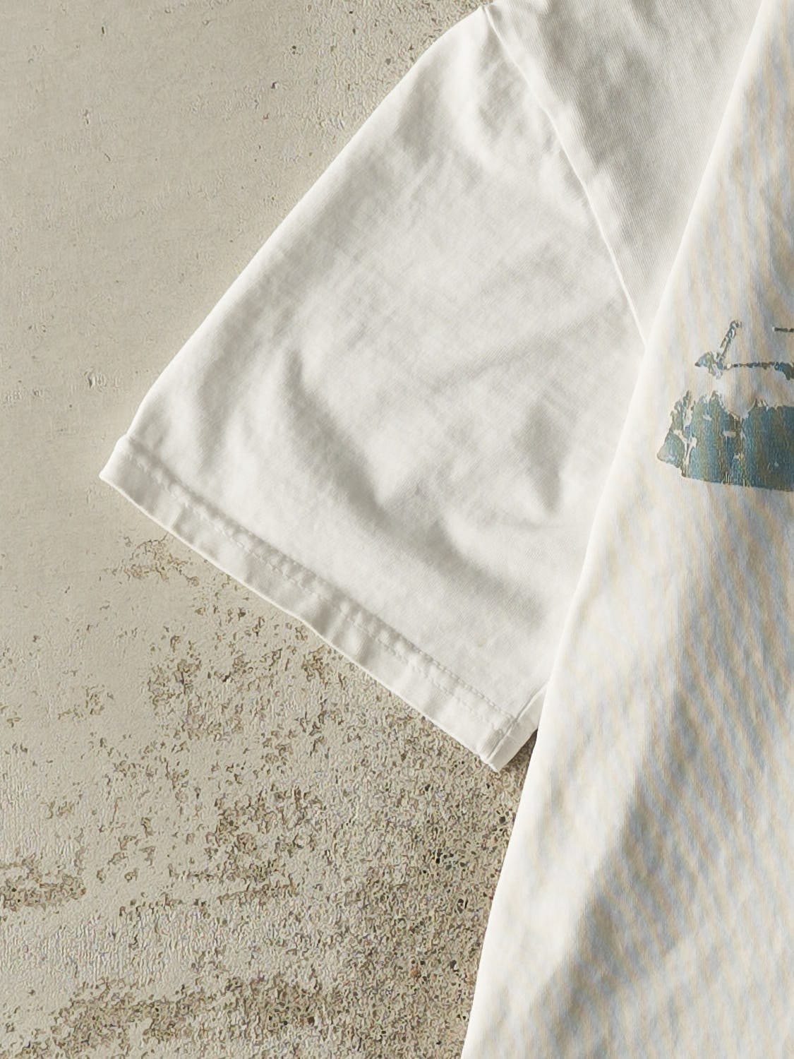 Vintage 90s White Porsche Tee (M/L)