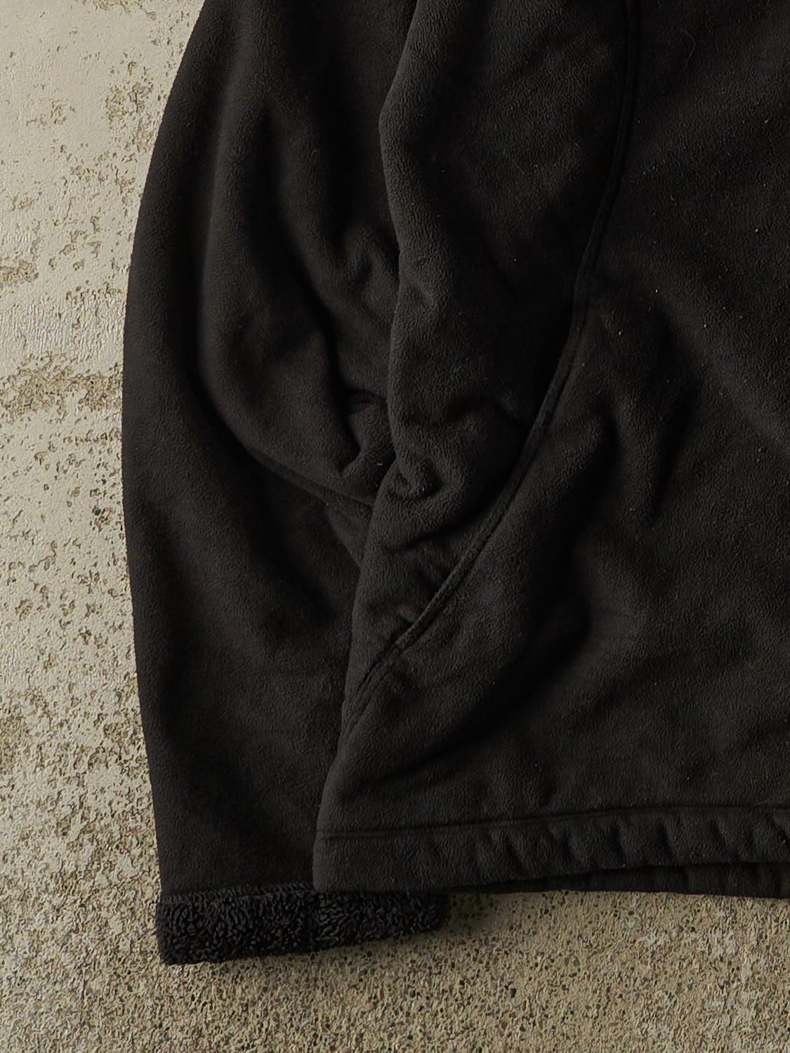 Vintage 90s Black The North Face Zip Up Fleece (S/M)