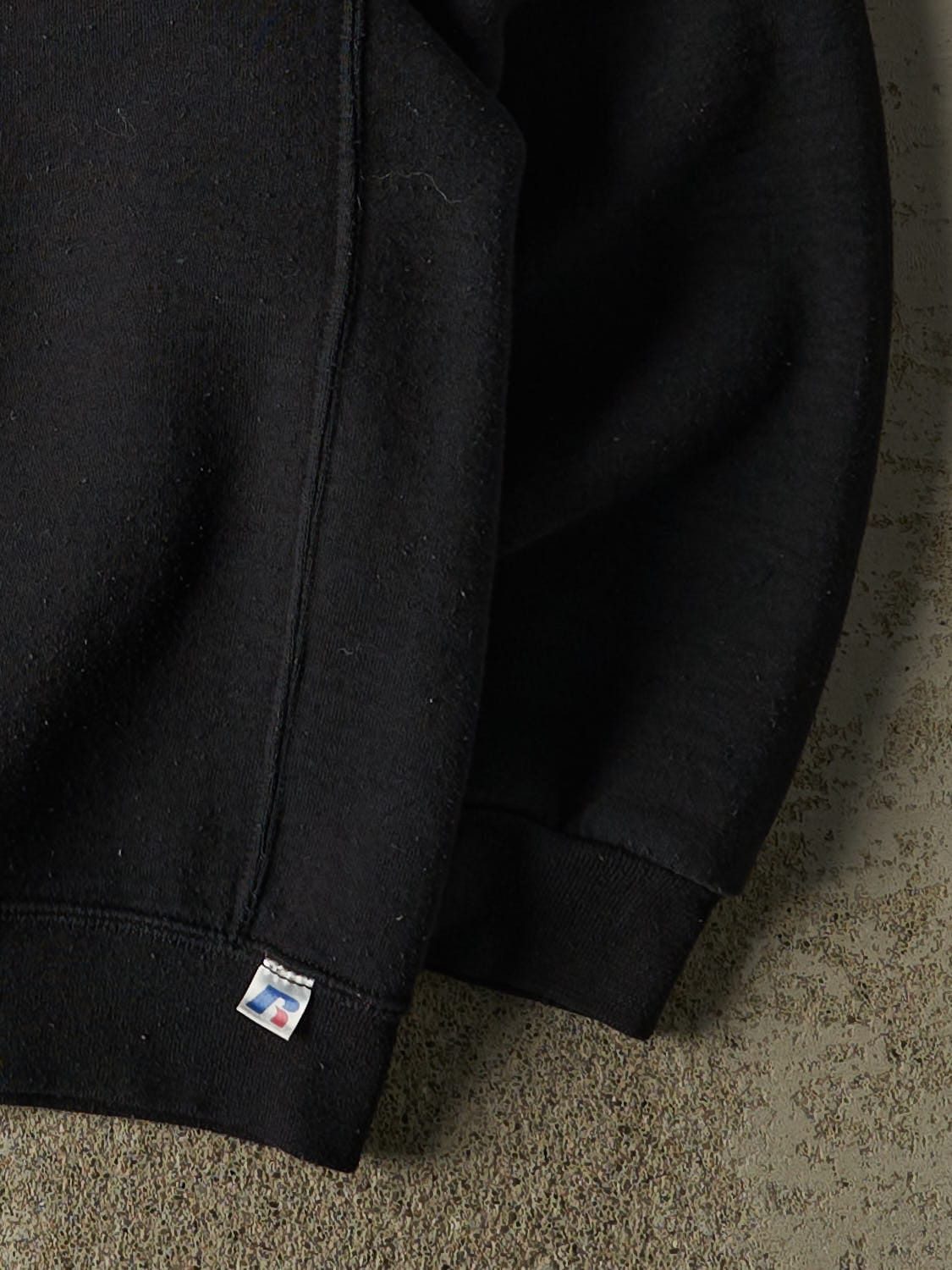 Vintage Y2K Black Russell Athletic Blank Crewneck (L/XL)