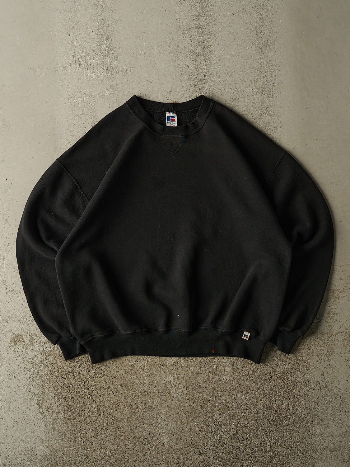 Vintage 90s Black Russell Athletic Blank Crewneck (XL/XXL)