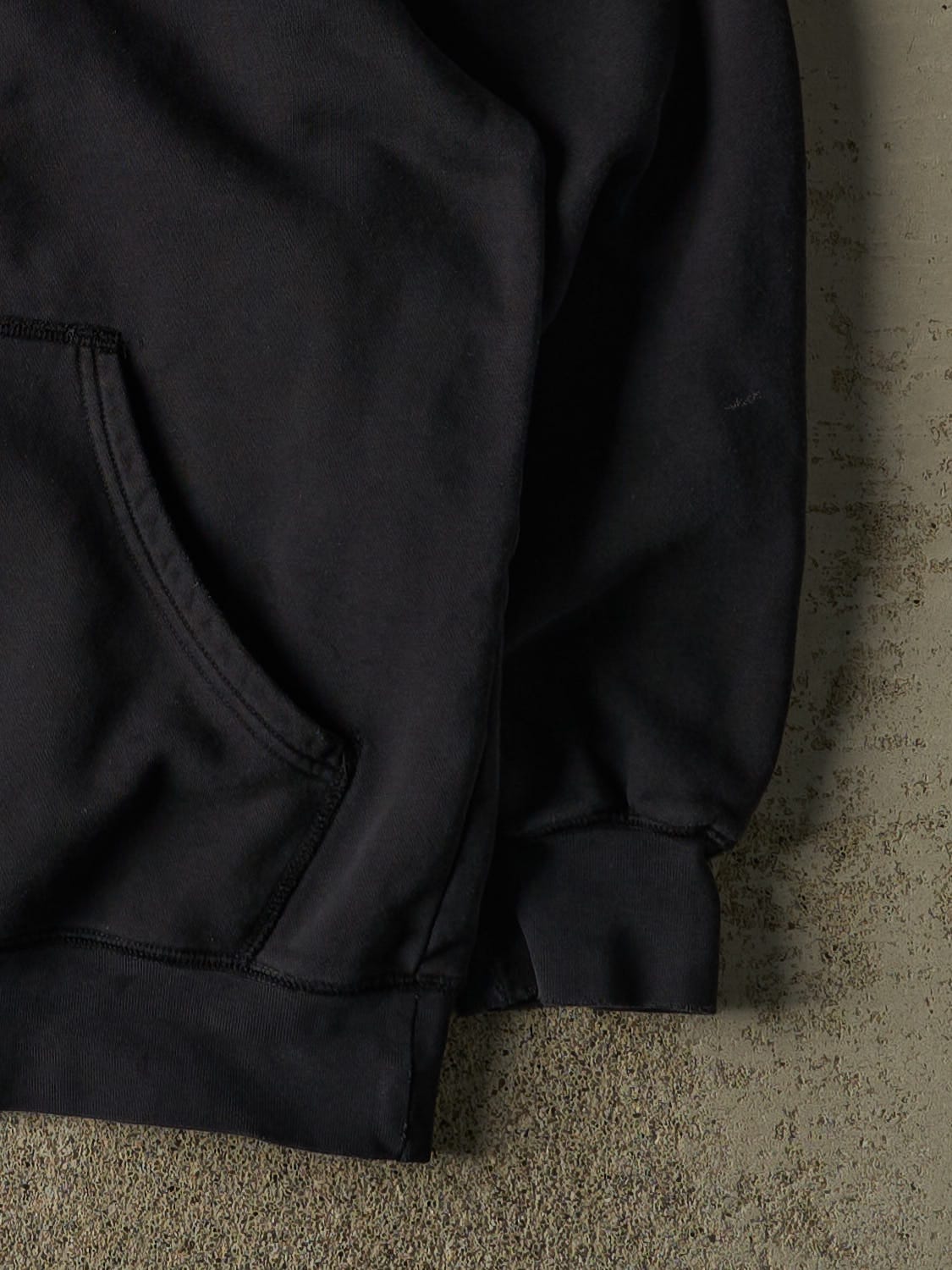 Vintage 90s Black Adidas Embroidered Hoodie (XL/XXL)
