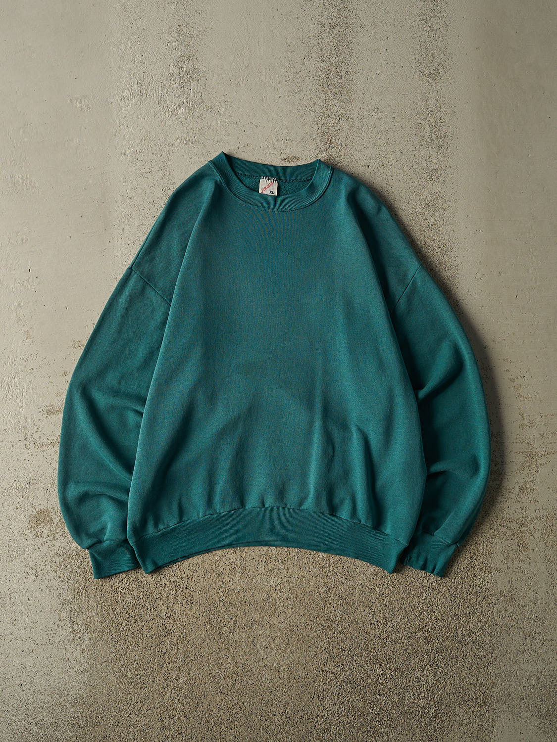 Vintage 90s Teal Blank Crewneck (M/L)
