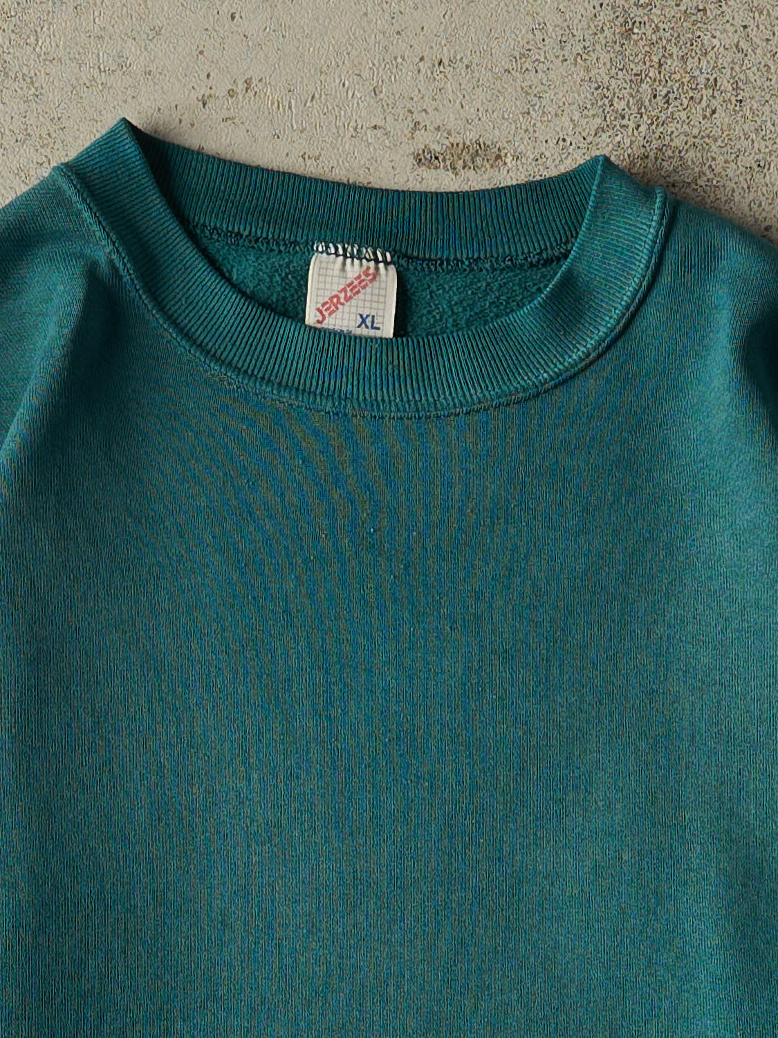 Vintage 90s Teal Blank Crewneck (M/L)