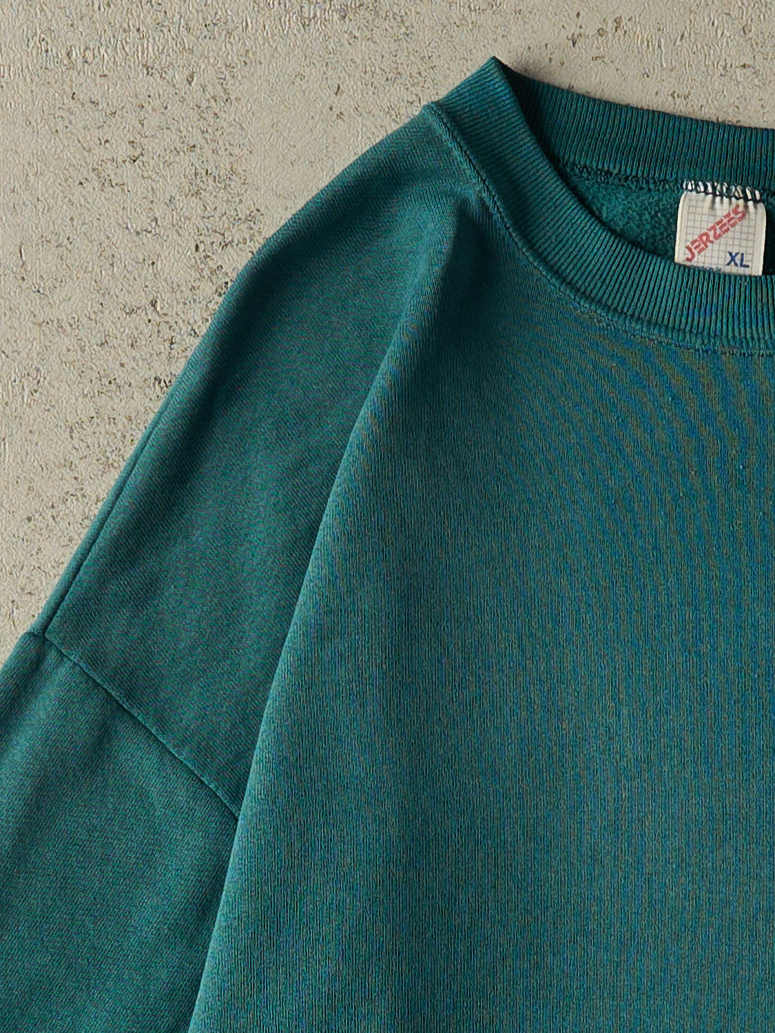 Vintage 90s Teal Blank Crewneck (M/L)
