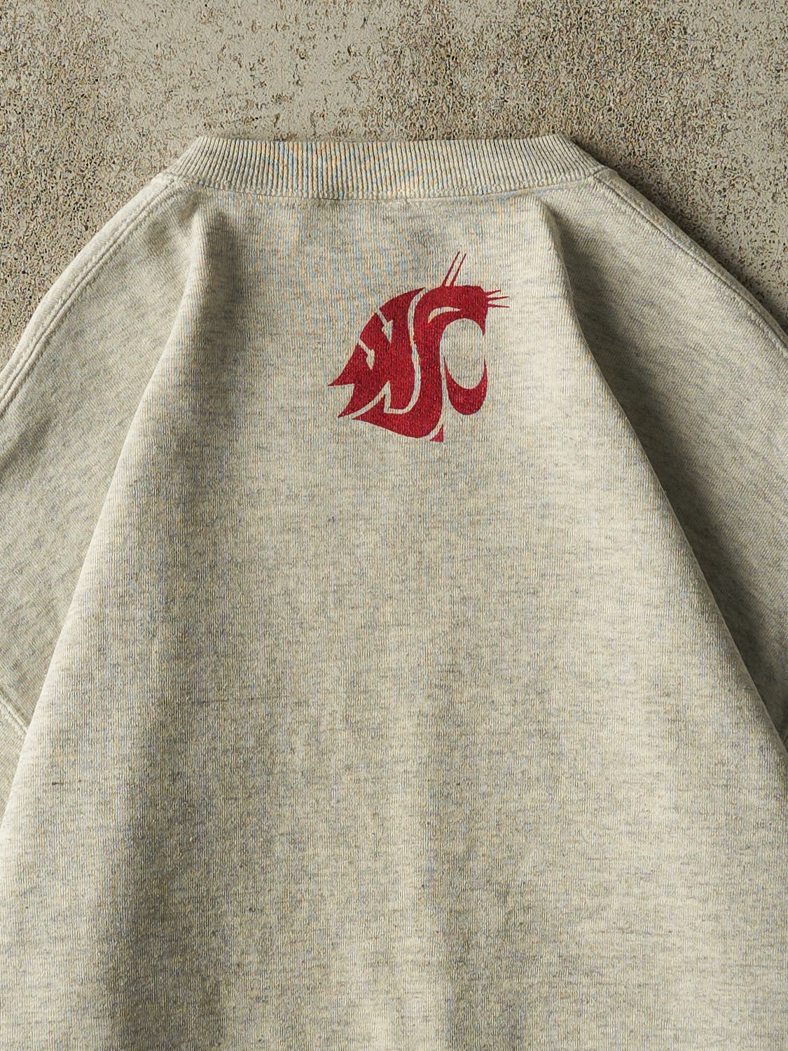 Vintage 90s Heather Grey Washington State Cougars Crewneck (L/XL)