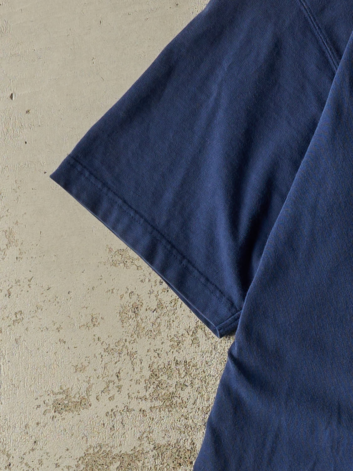Vintage 90s Navy Blue Eddie Bauer Quarter Button Tee (M/L)