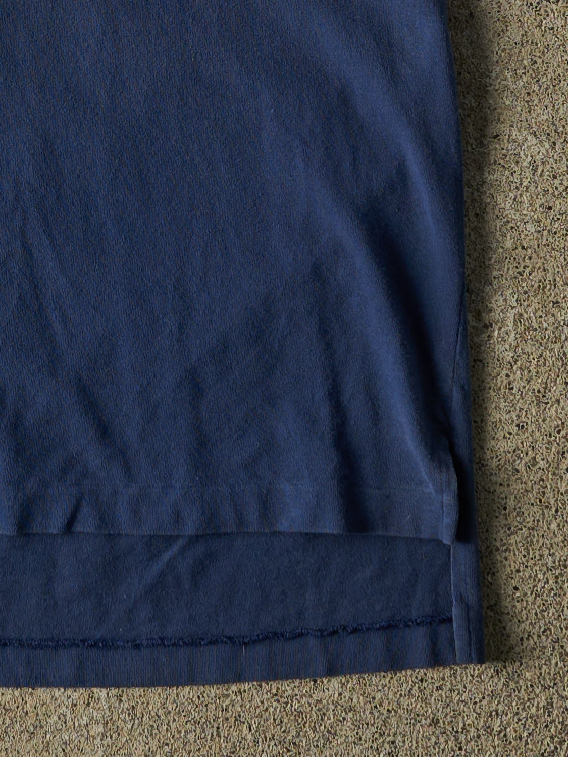 Vintage 90s Navy Blue Eddie Bauer Quarter Button Tee (M/L)