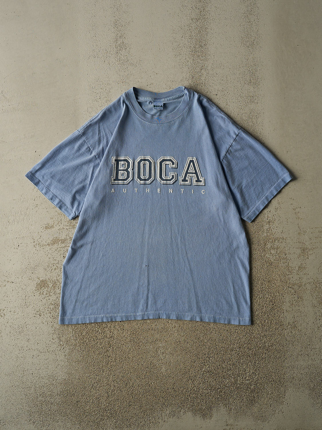 Vintage 90s Blue Boca Logo Tee (XL)