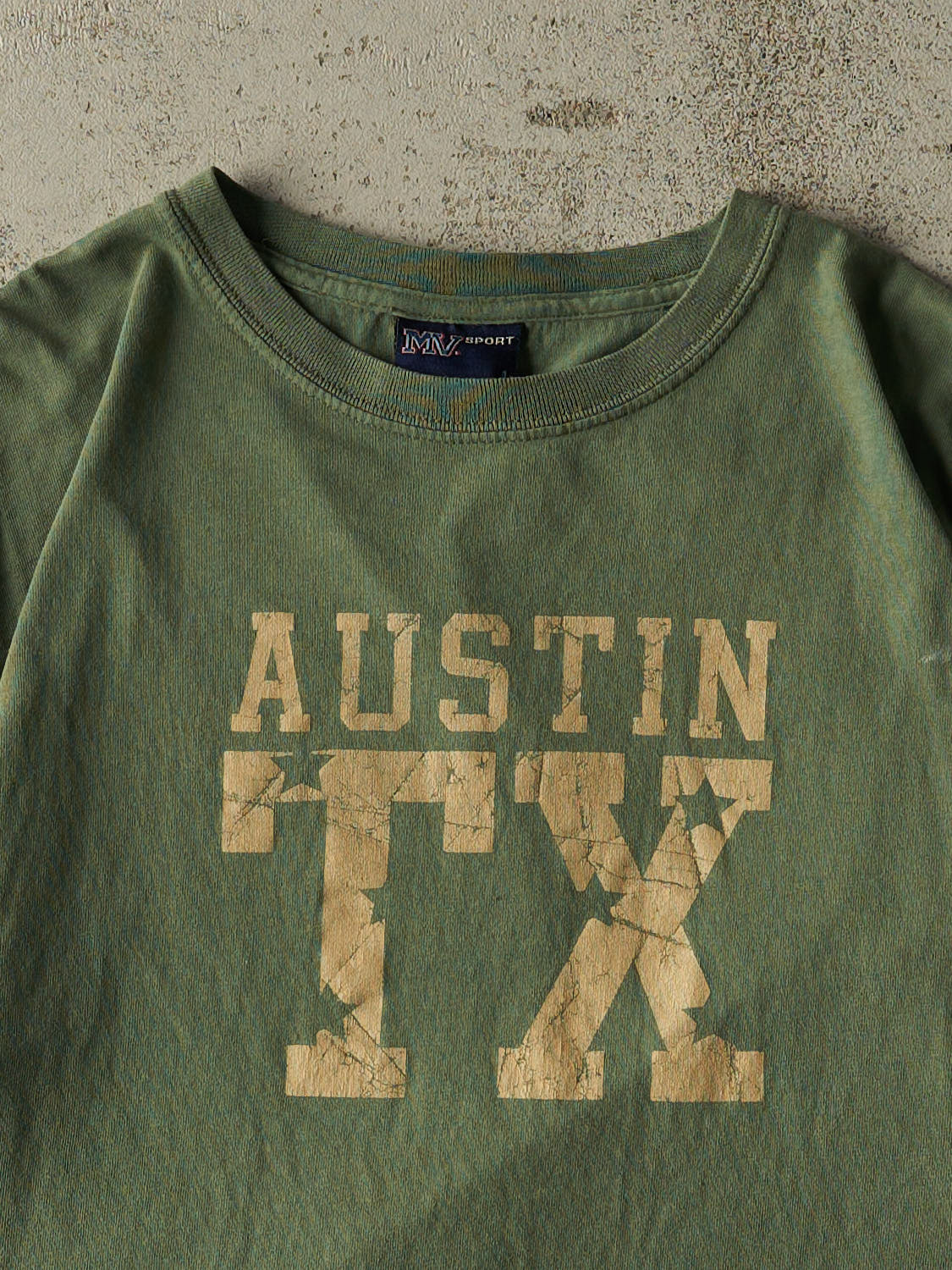 Vintage 90s Green Austin Texas Tee (M/L)