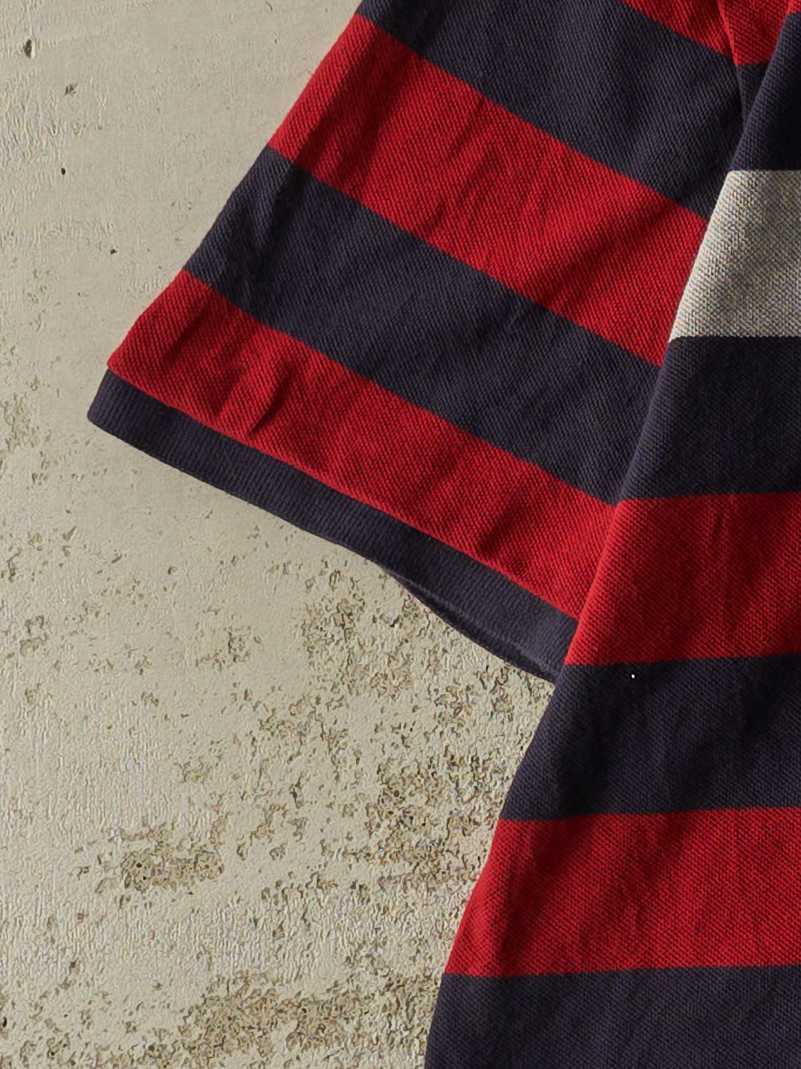 Vintage Y2K Red Lacoste Quarter Button Tee (M/L)