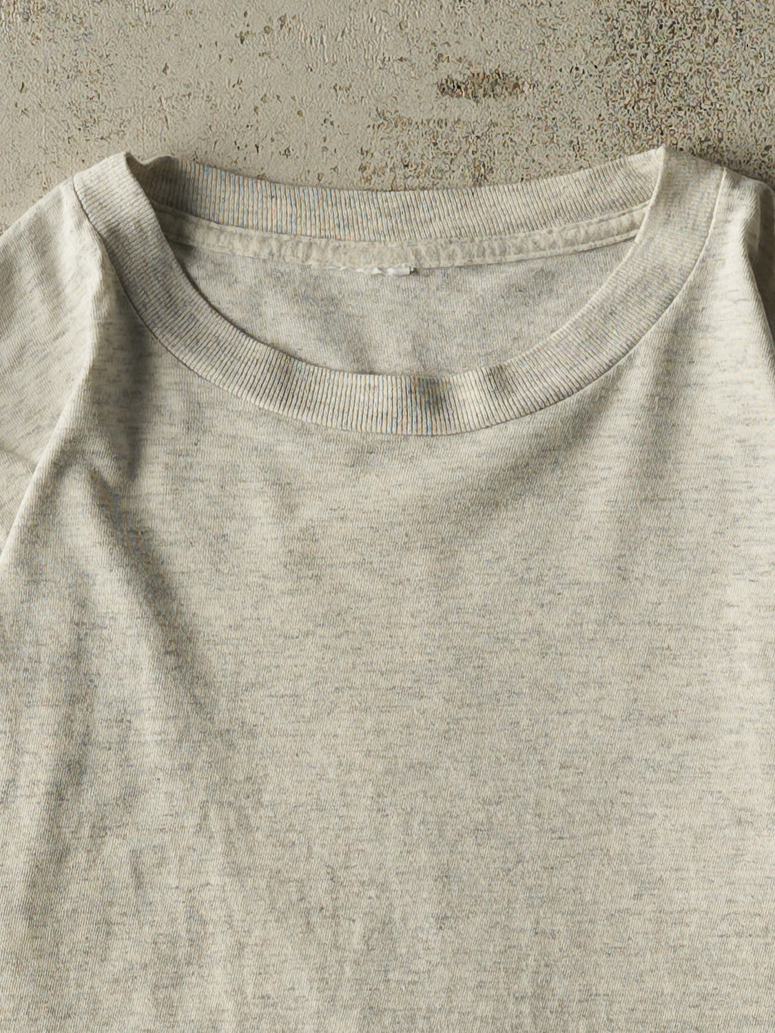 Vintage 90s Heather Grey Blank Tee (S/M)