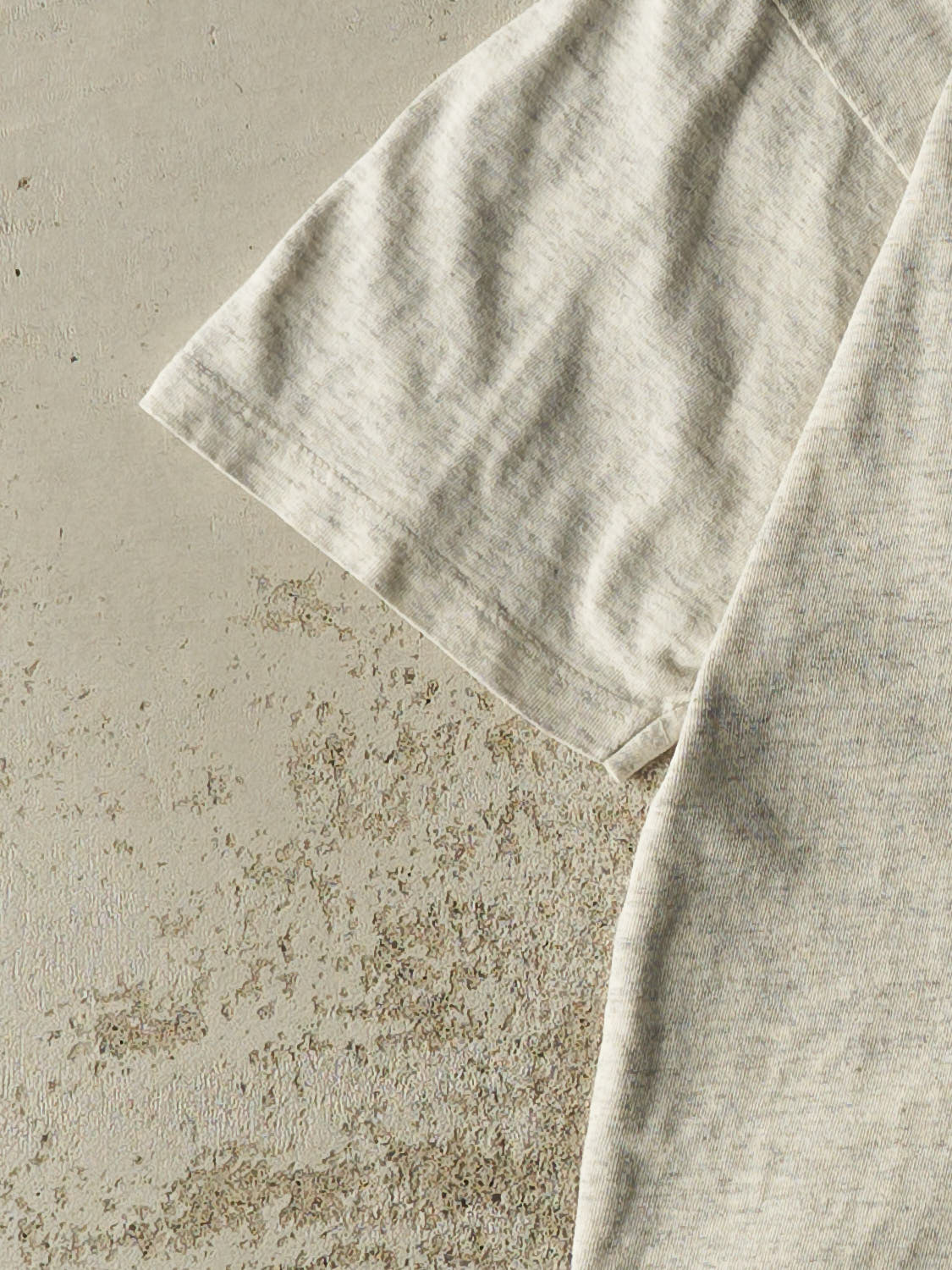 Vintage 90s Heather Grey Blank Tee (S/M)