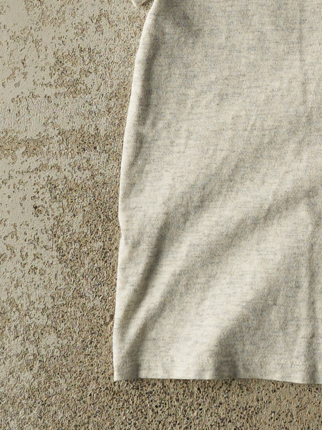 Vintage 90s Heather Grey Blank Tee (S/M)
