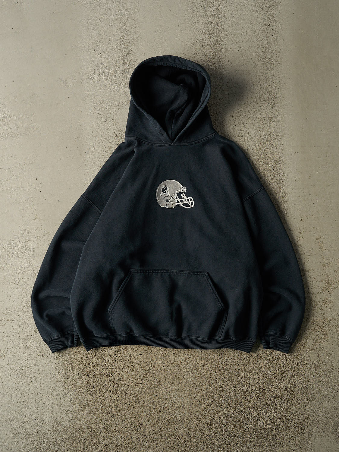 Vintage 90s Black Eugene Ravens Football Hoodie (L)
