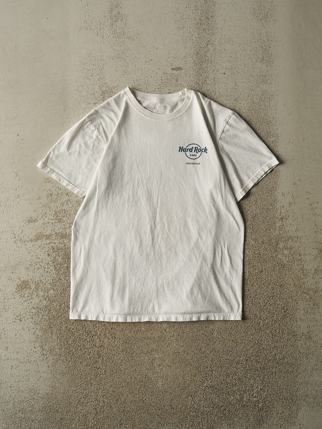 Vintage Y2K White Hard Rock Cafe Louisville KY Tee (S/M)
