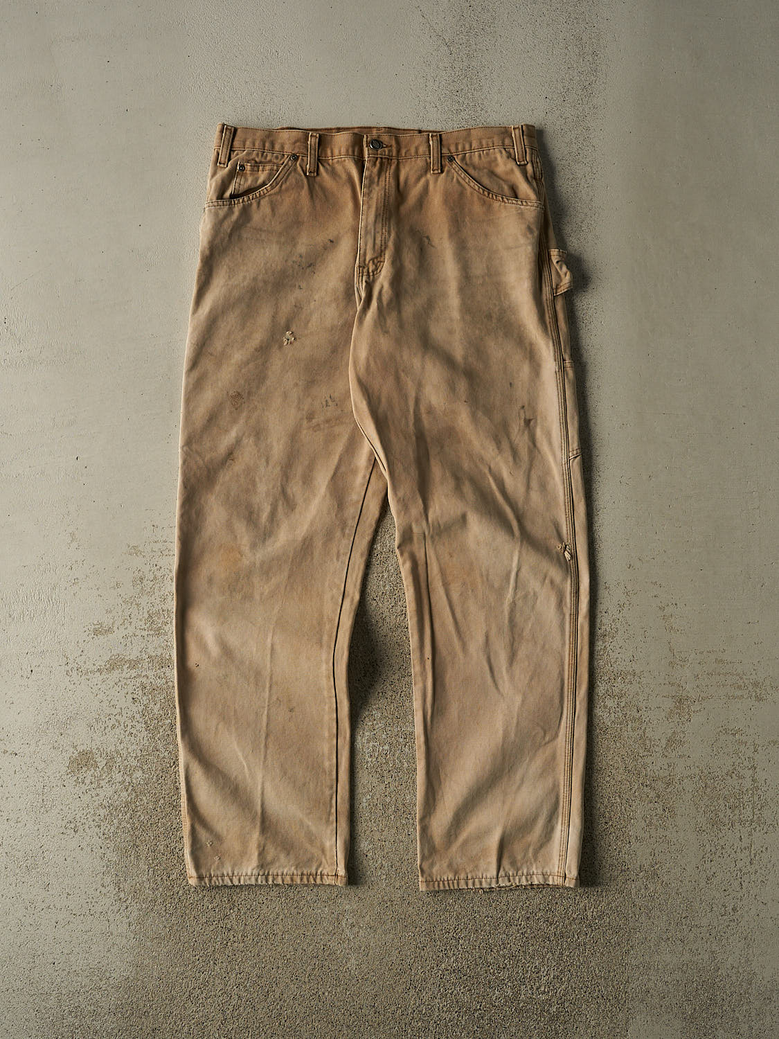Vintage 90s Beige Dickies Carpenter Pants (36x33)