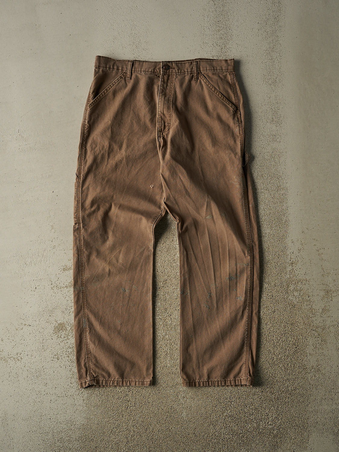 Vintage 90s Brown Rustler Carpenter Pants (34x31)