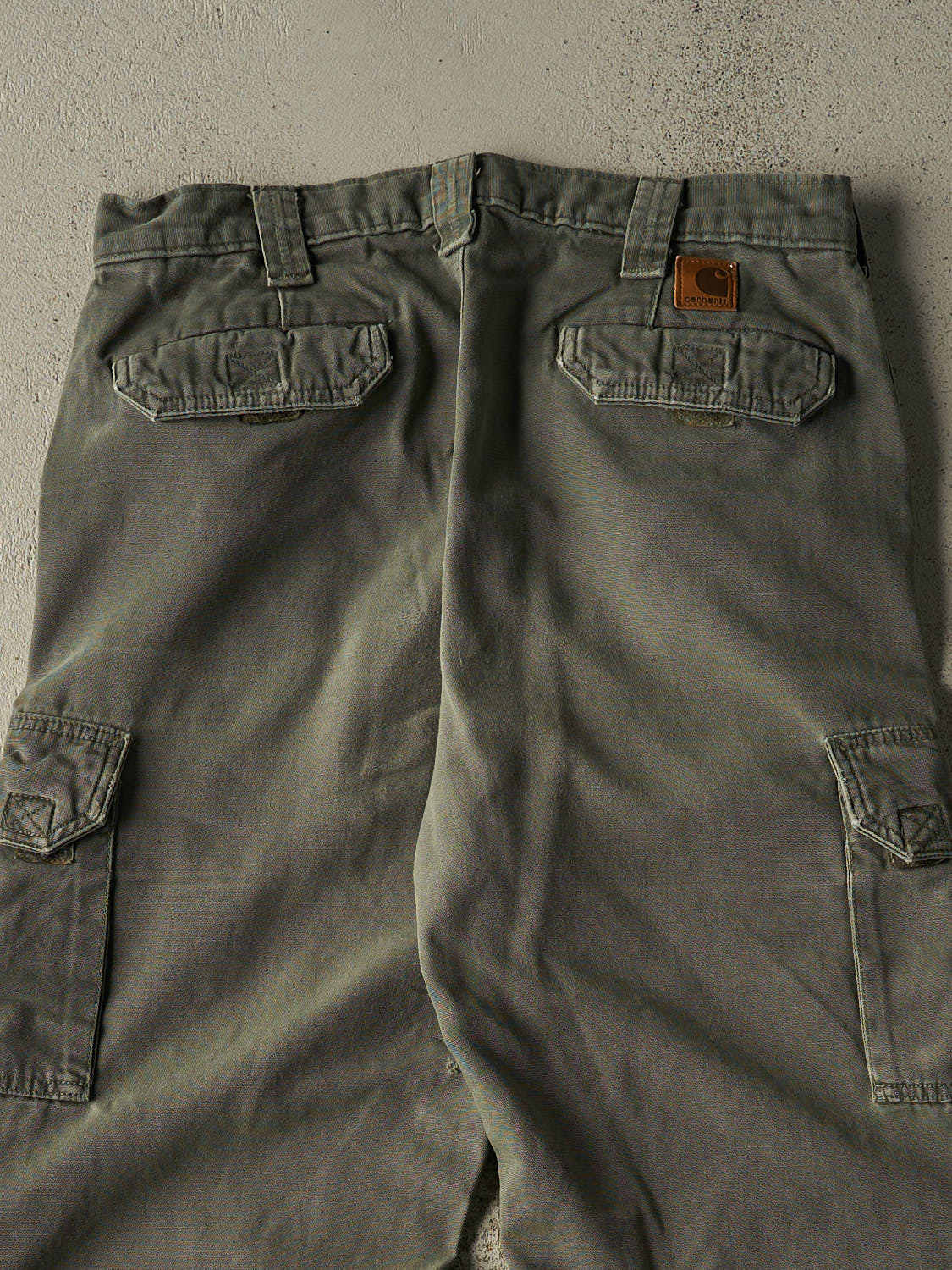 Vintage 90s Green Carhartt Cargo Pants (31x30.5)