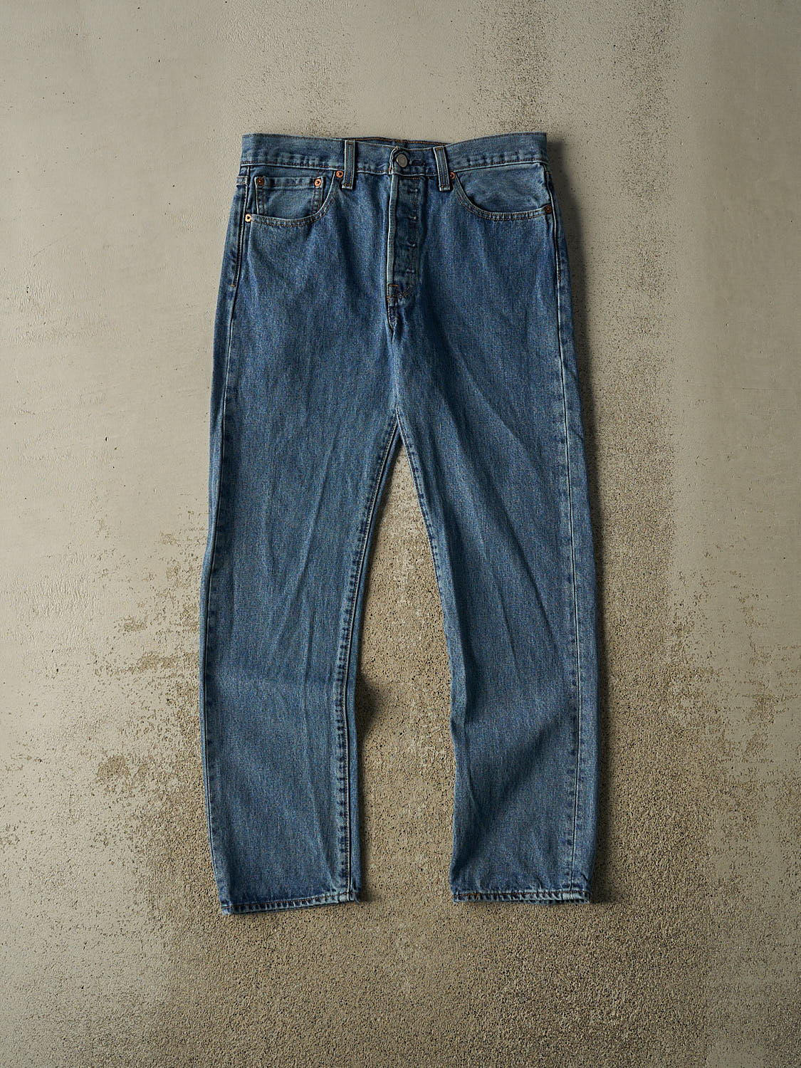 Vintage Y2K Dark Wash Levi's 501 Jeans (31x30)