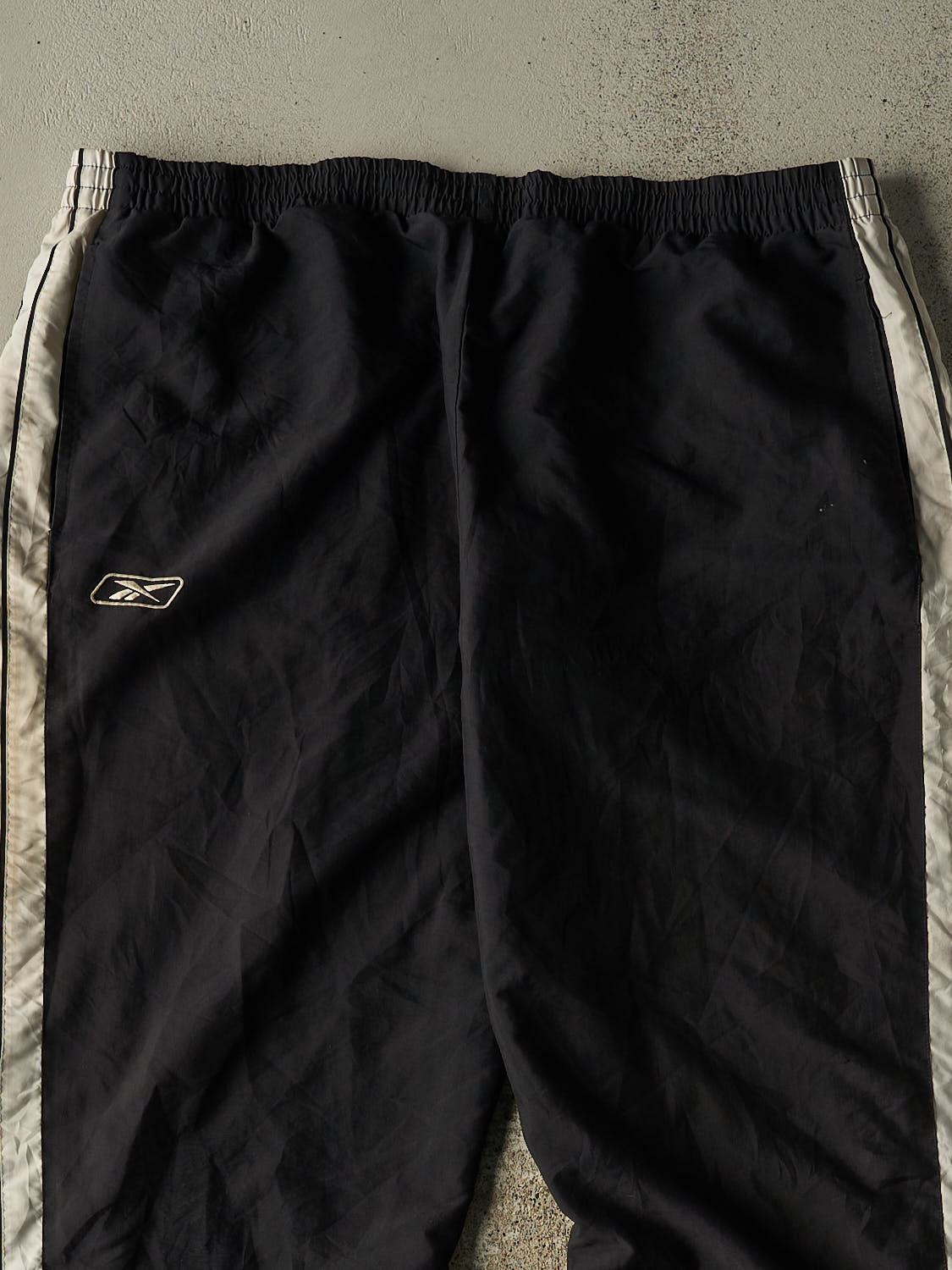 Vintage Y2K Black Reebok Track Pants (40x30)