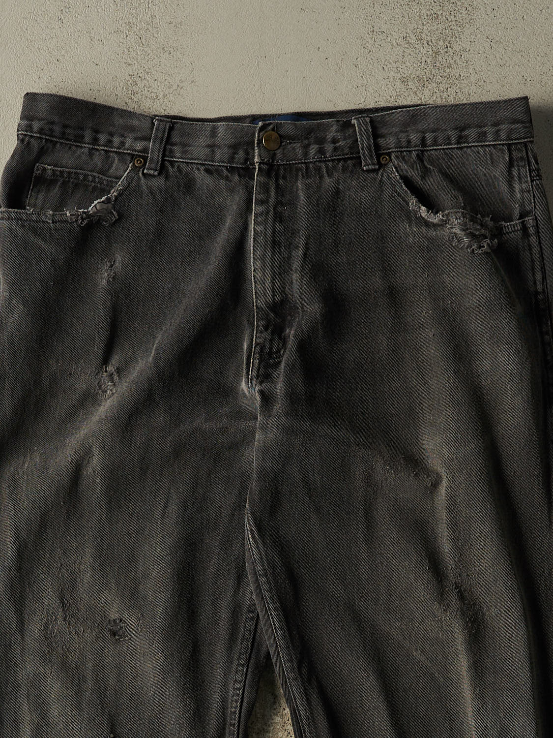 Vintage 90s Faded Black Penmans Denim Pants (37x26)