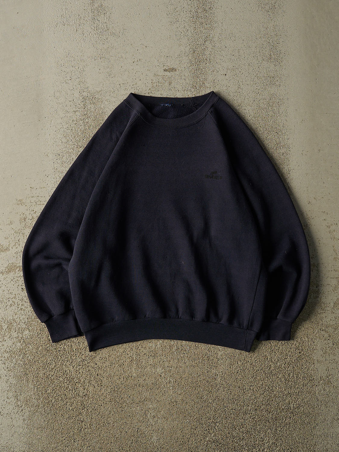 Vintage 90s Navy Blue Embroidered Crewneck (XS/S)