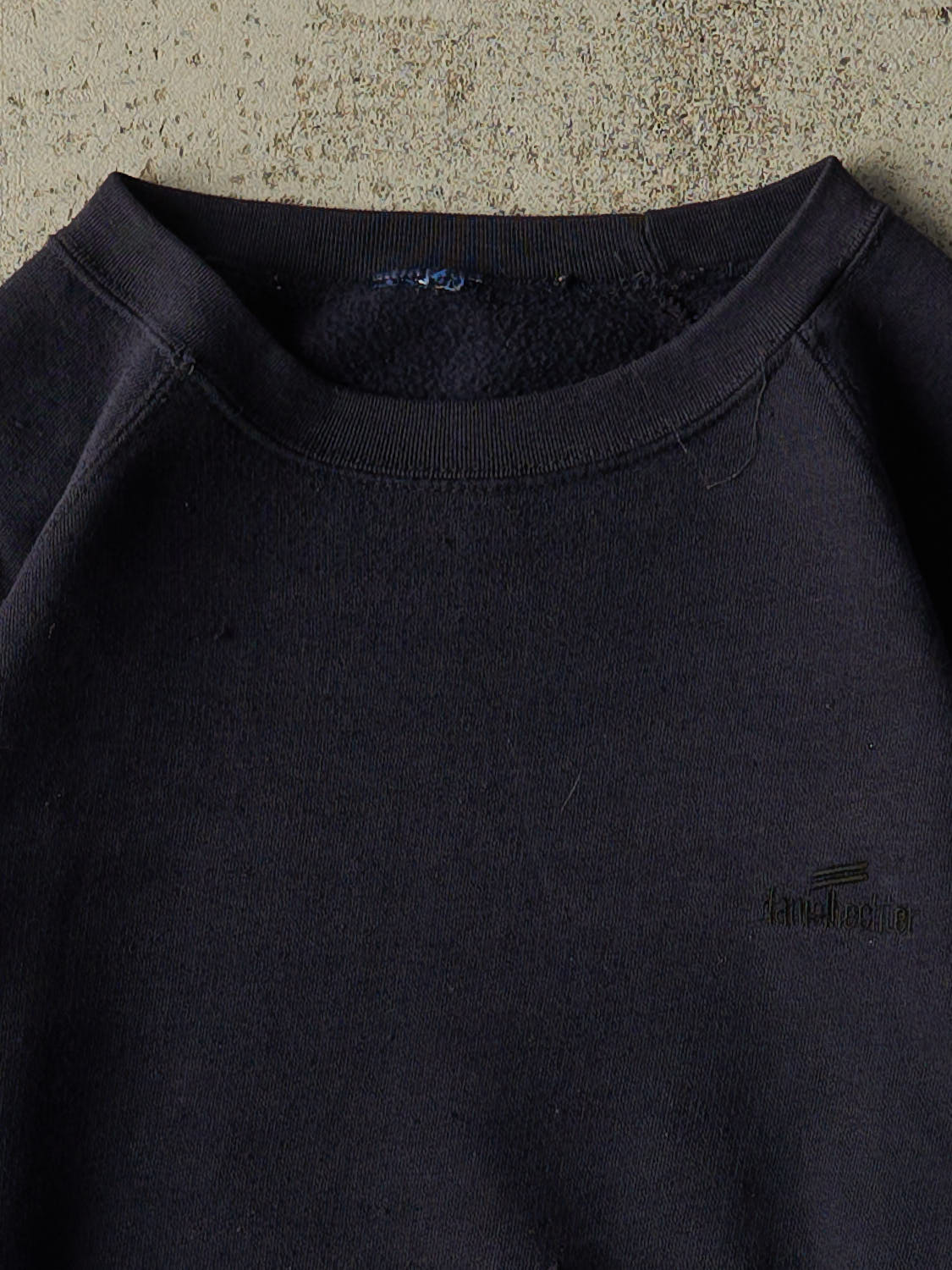 Vintage 90s Navy Blue Embroidered Crewneck (XS/S)