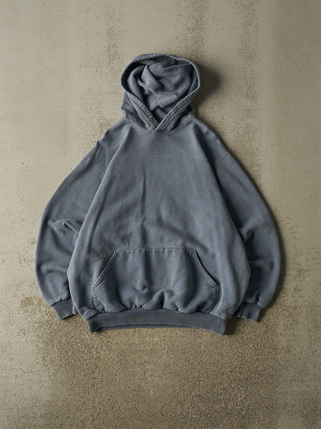Vintage 90s Washed Blue Canyon Creek Blank Hoodie (M/L)