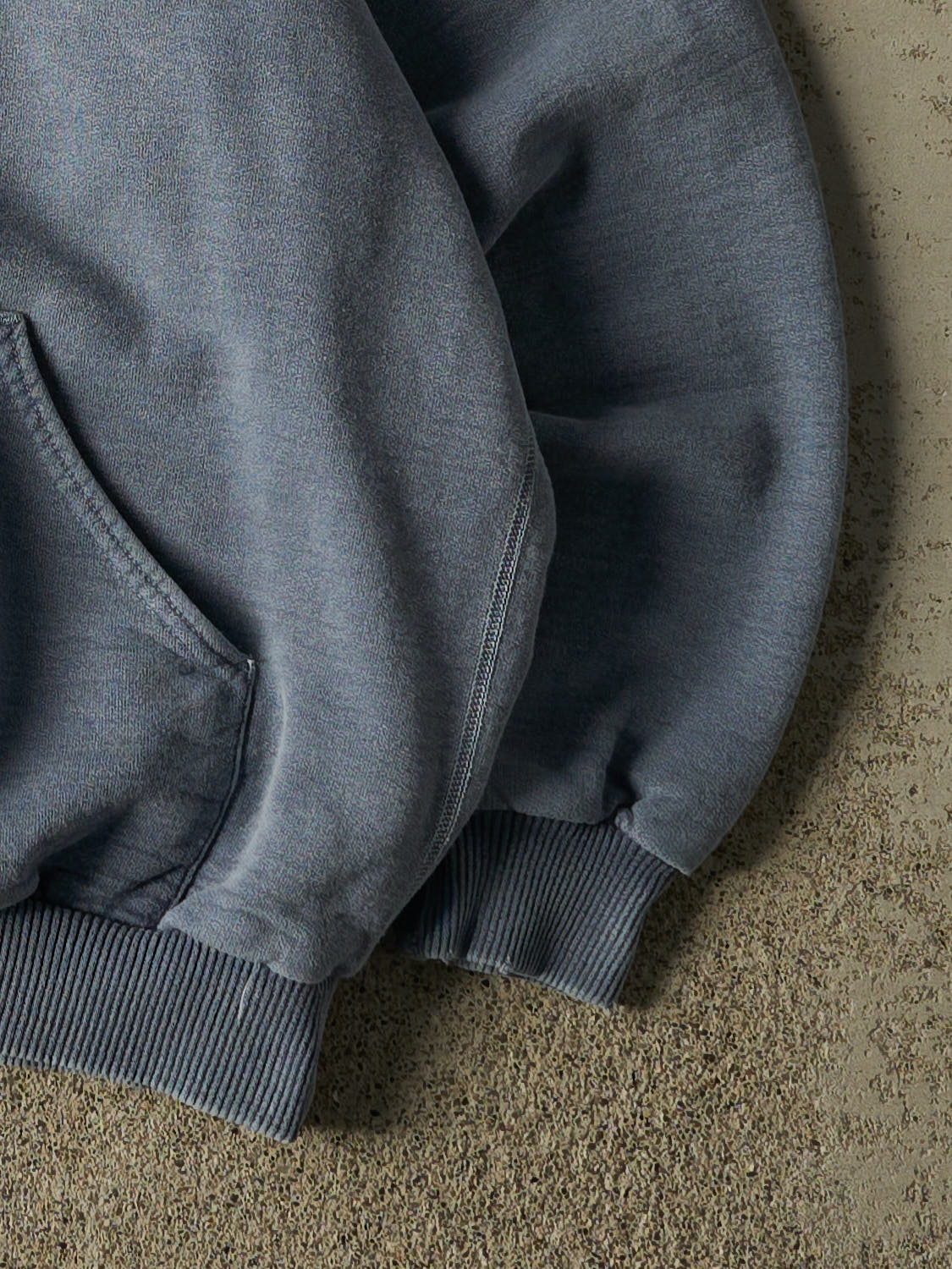 Vintage 90s Washed Blue Canyon Creek Blank Hoodie (M/L)