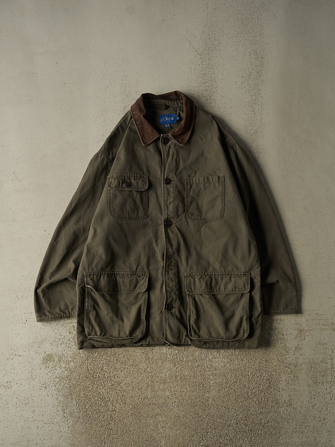 Vintage 90s Green J. Crew Chore Jacket (L)