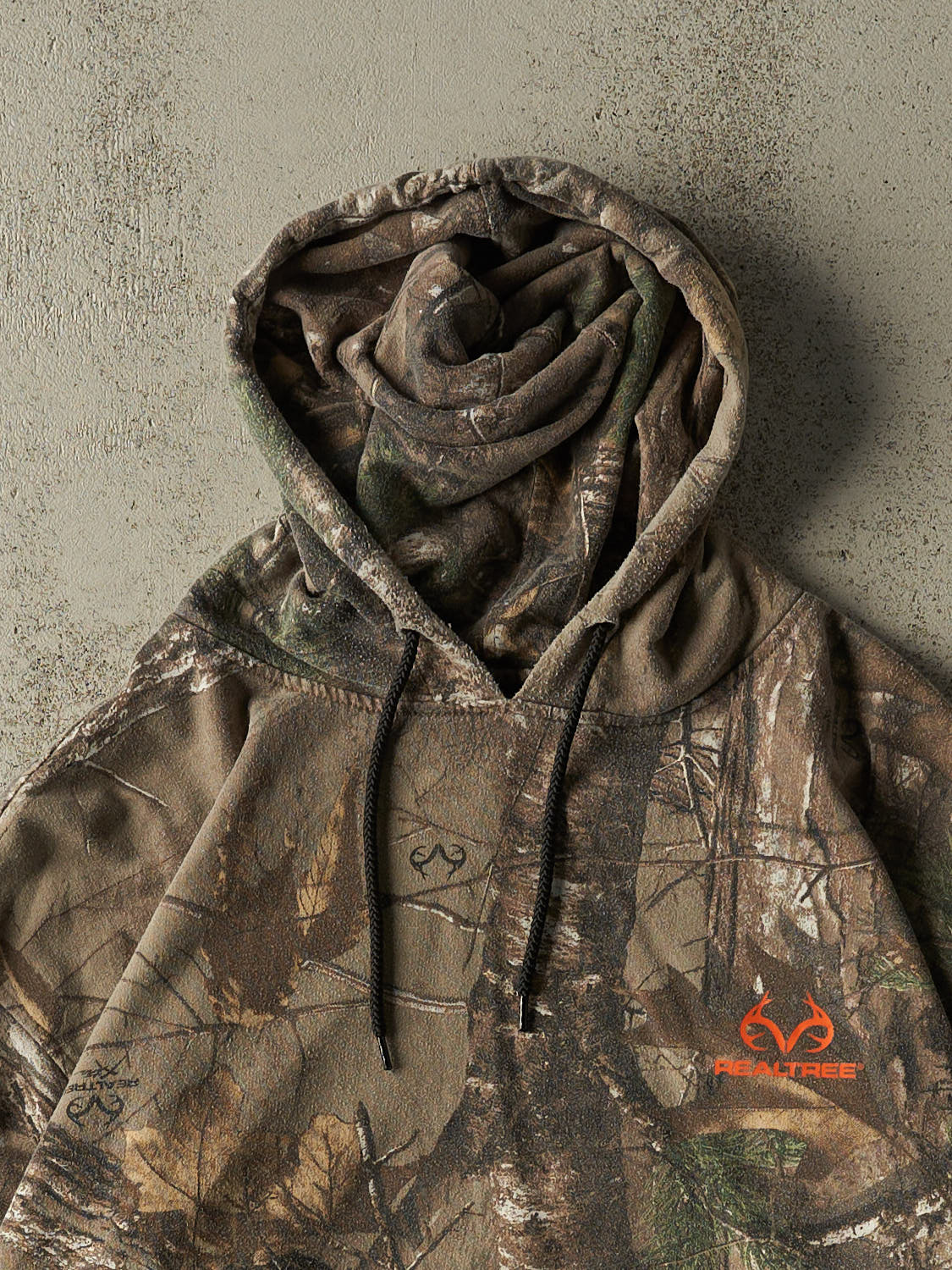 Vintage 90s Camo Realtree Logo Hoodie (XL/XXL)