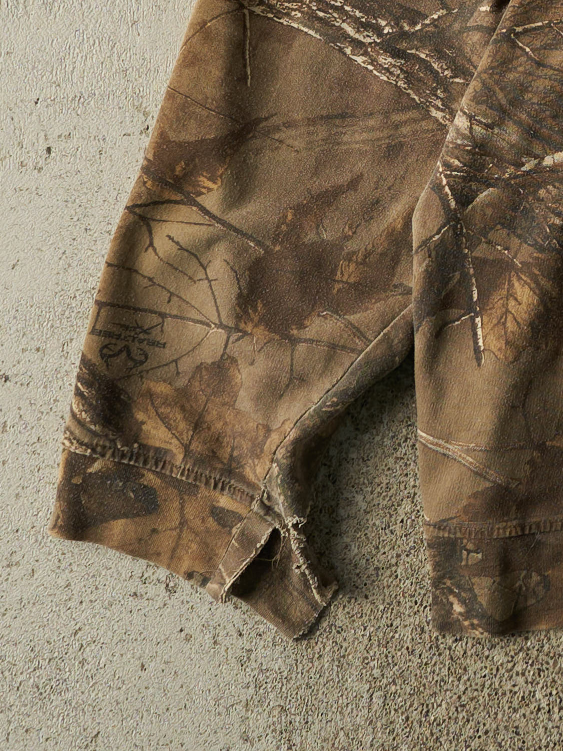 Vintage Y2K Camo Realtree Logo Hoodie (XL)