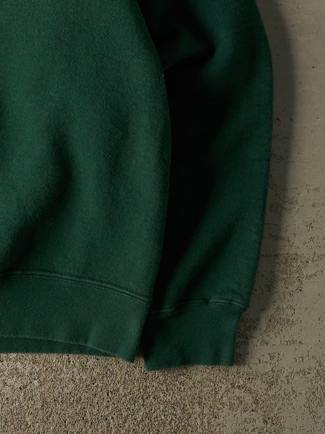 Vintage 90s Green Blank Crewneck (XL)