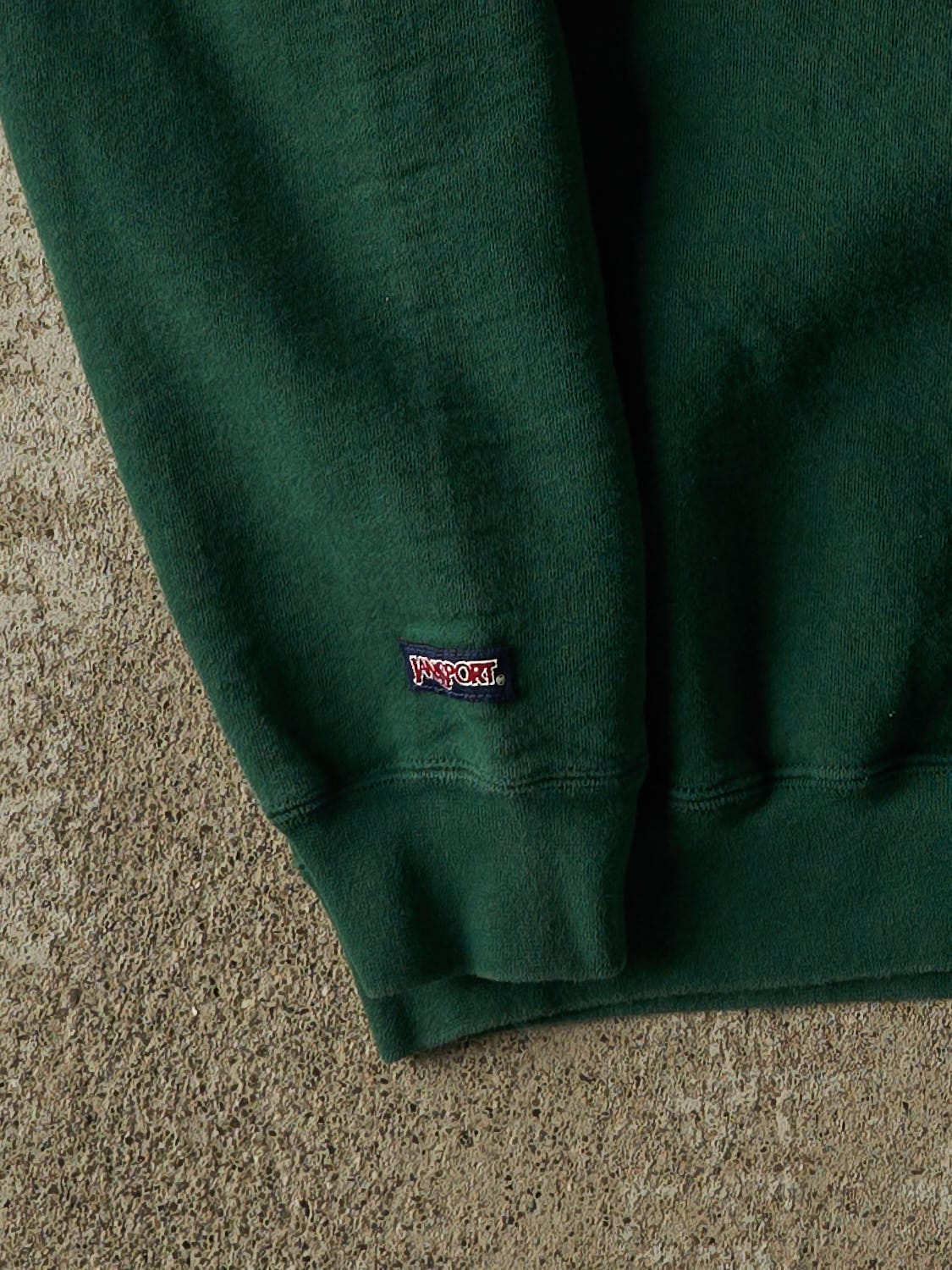 Vintage 90s Green Blank Crewneck (XL)