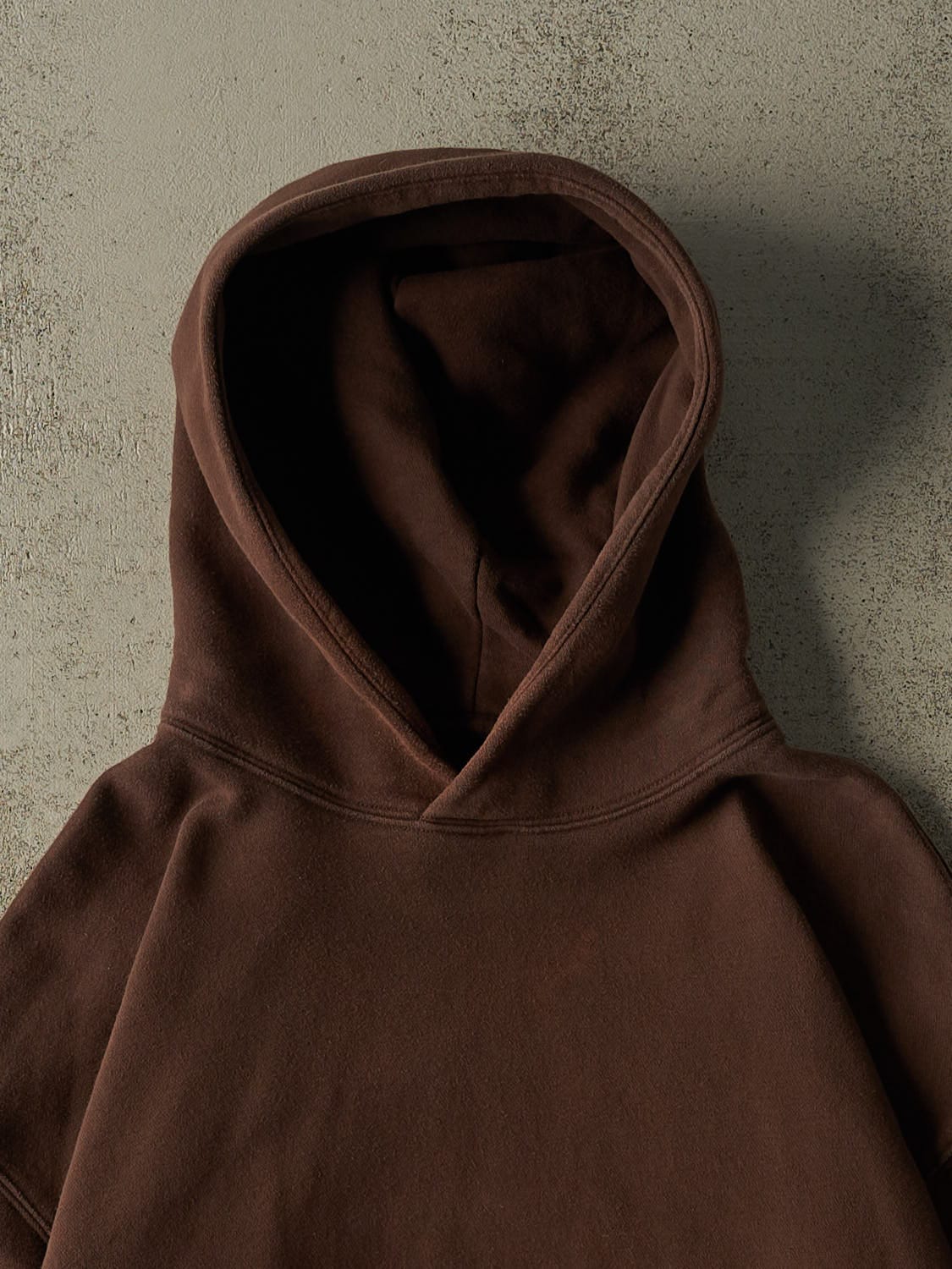 Vintage Y2K Brown Blank Hoodie (M/L)